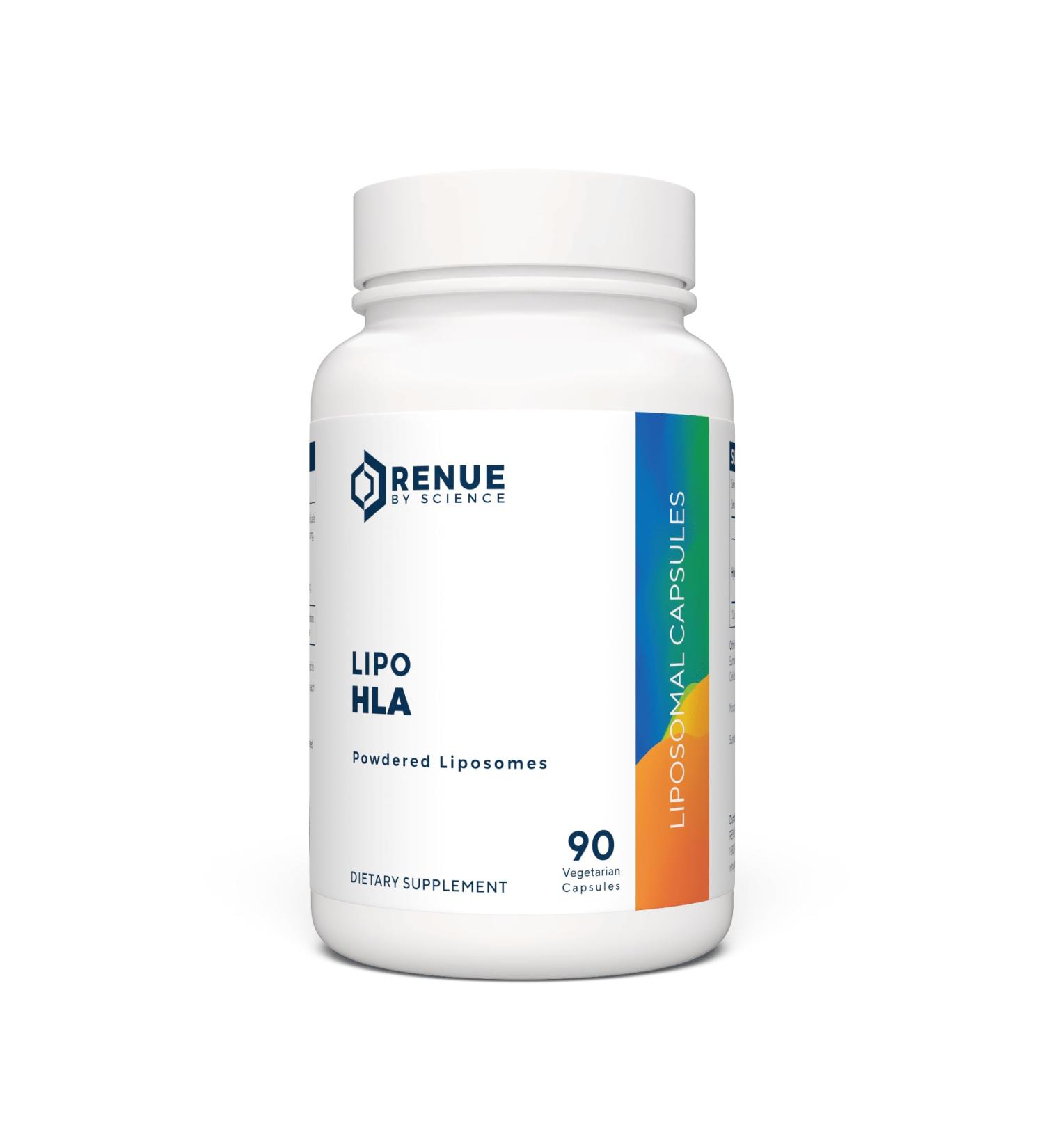 Renue By Science Hyaluronic Acid | HLA Liposomal Hyaluronic Acid Supplements | 90 Acido Hialuronico Capsules - 150mg Hylunaric Acid per Serving | Non-GMO | Made in The USA Third-Party Tested - Buy Online on GoSupps.com
