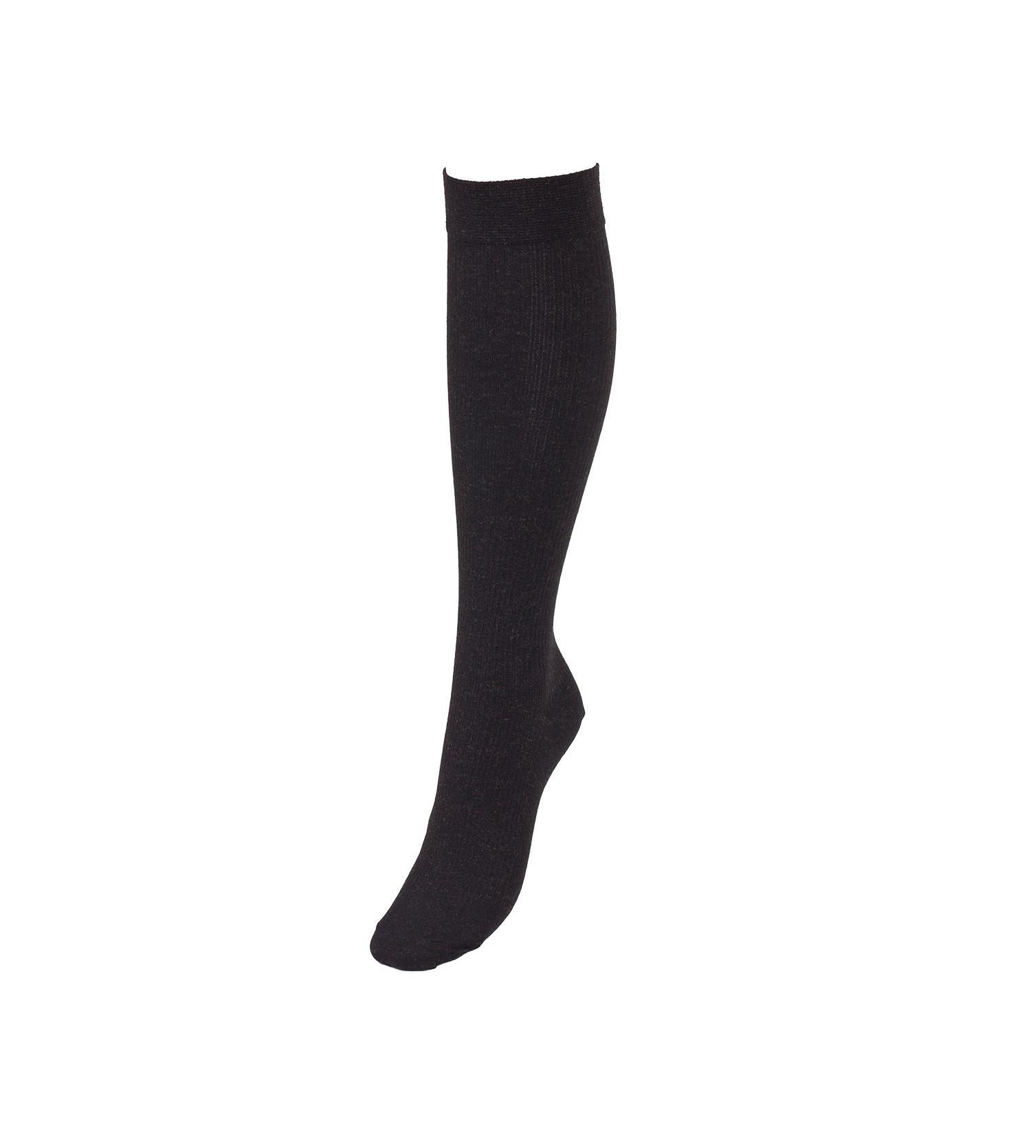 Compressana X-Static Support Stockings - 18 mmHg Compression for Sensitive Skin - Black Size V (44-46) - Bacterial & Odor-Inhibiting Fiber - Buy Online on GoSupps.com