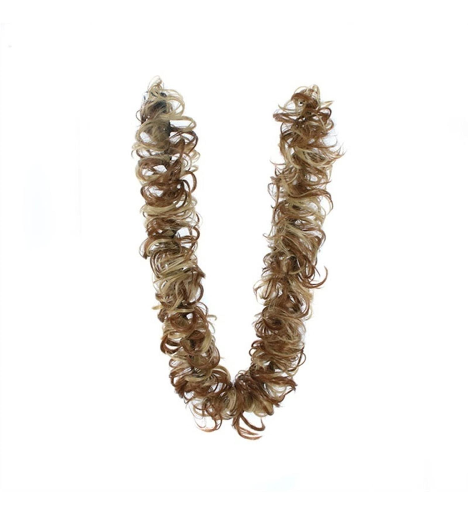 IMEITE Fake Hair Bun Messy Bun Ponytail Hair Extensions 80cm Long with Elastic Rubber Band Synthetic Fluffy Wrap Wig Women Hair Bun Hair Accessories (Color : 12H24) - Buy Online on GoSupps.com