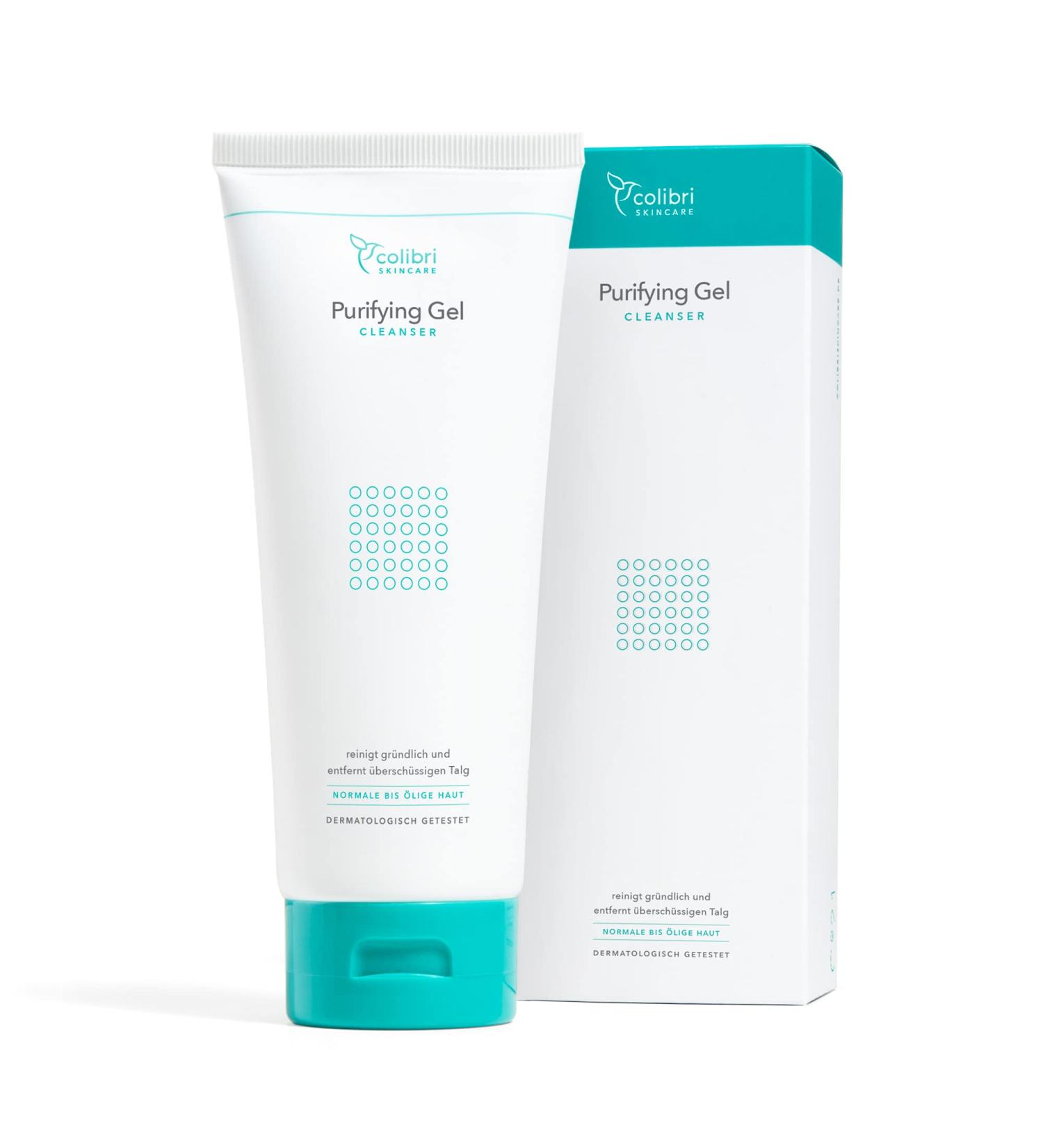 Colibri Skincare Purifying Gel Cleanser 200ml | Salicylic Acid Face Wash - TikTok & Instagram Trending - Deep Pore Clean | Made in Germany - Buy Online on GoSupps.com
