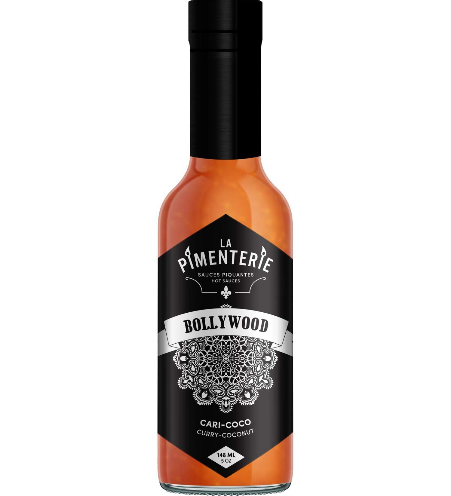 La Pimenterie Hot Sauce - Bollywood (Curry-Coconut) 148ml Curry Coconut - Buy Online on GoSupps.com