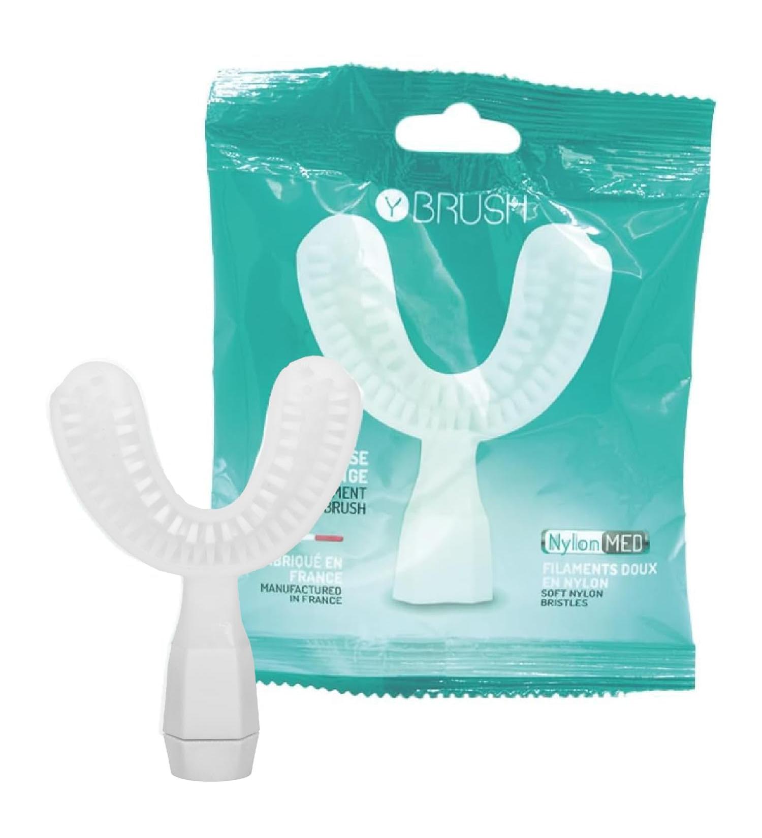 Y-Brush Replacement Brush Head for Philips Sonicare - Flexible One-Stroke Technology - Renew Every 4 Months - Compatible for Adults - Buy Online on GoSupps.com