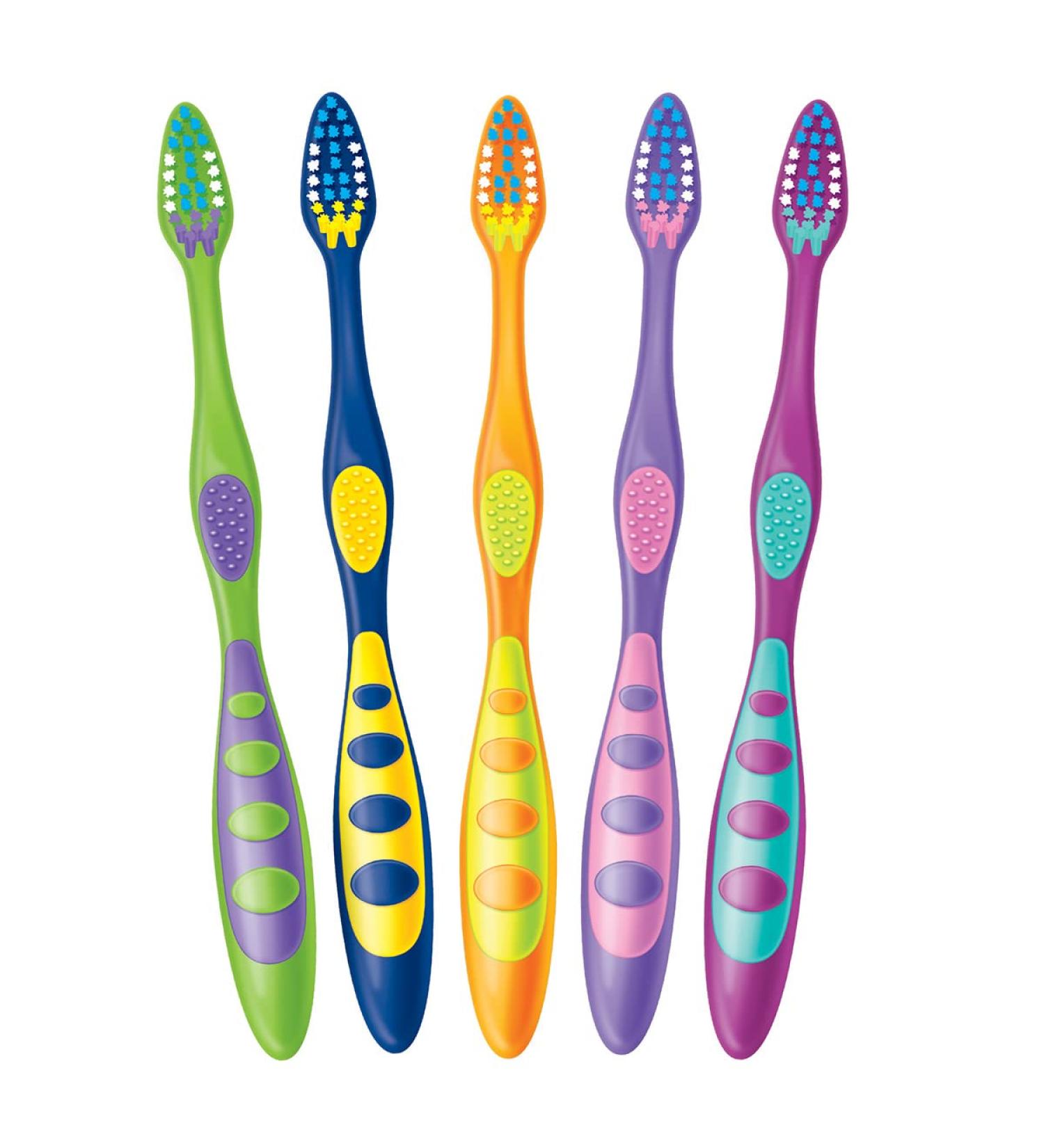Dr. Fresh Kids' Extra Soft Toothbrushes - 2 Pack - Buy Online on GoSupps.com