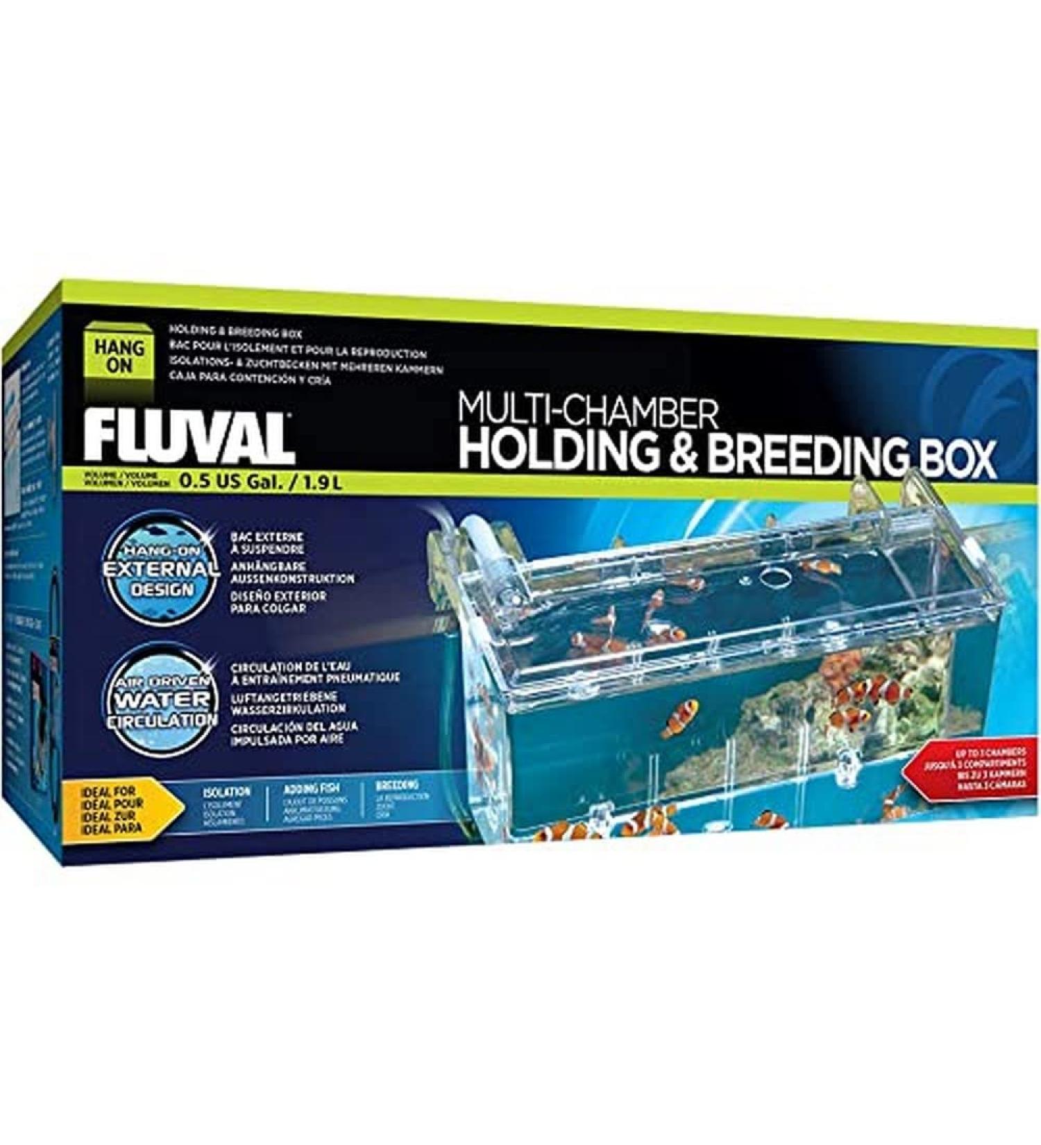 Fluval Large Multi-Chamber Holding and Breeding Box - Ideal for Fish Breeding and Aquarium Maintenance - Buy Online on GoSupps.com