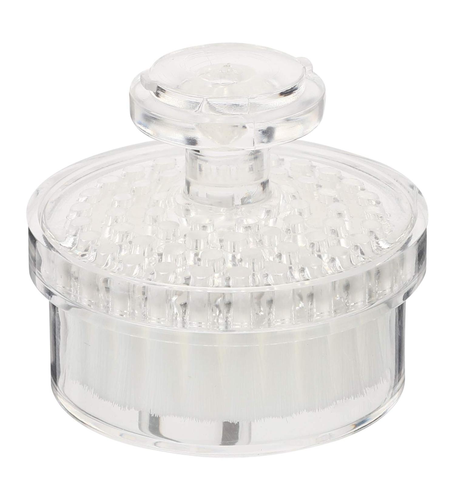 Cleansing Brush Face Scrubber - Exfoliating Makeup Removal Brush for Quick Dry Cleaning | PP White Face Cleaning Kit - Buy Online on GoSupps.com