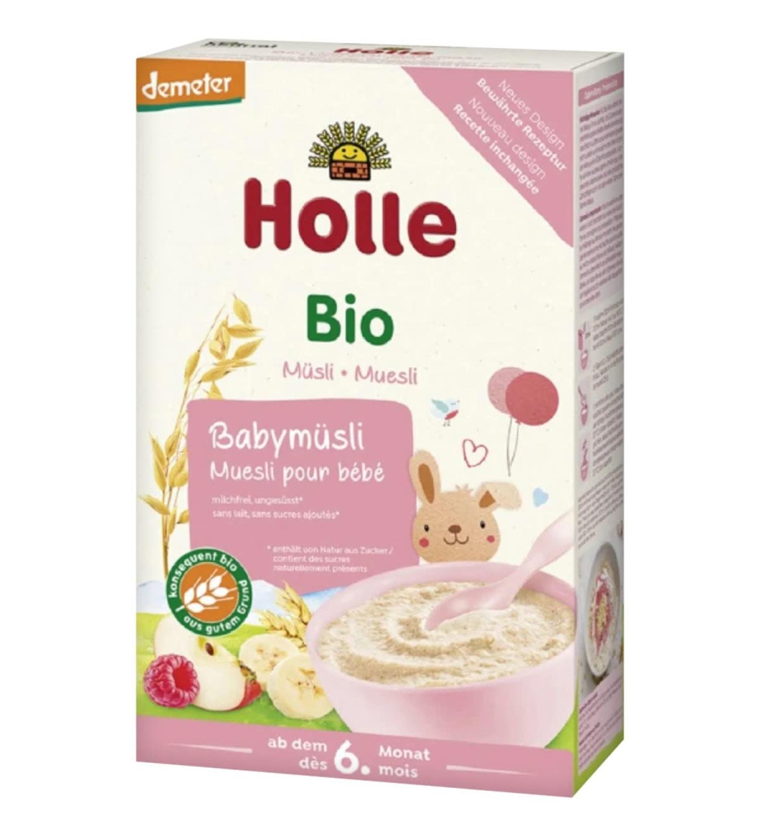 HOLLE organic muesli porridge gluten-free from 6 months 250 g