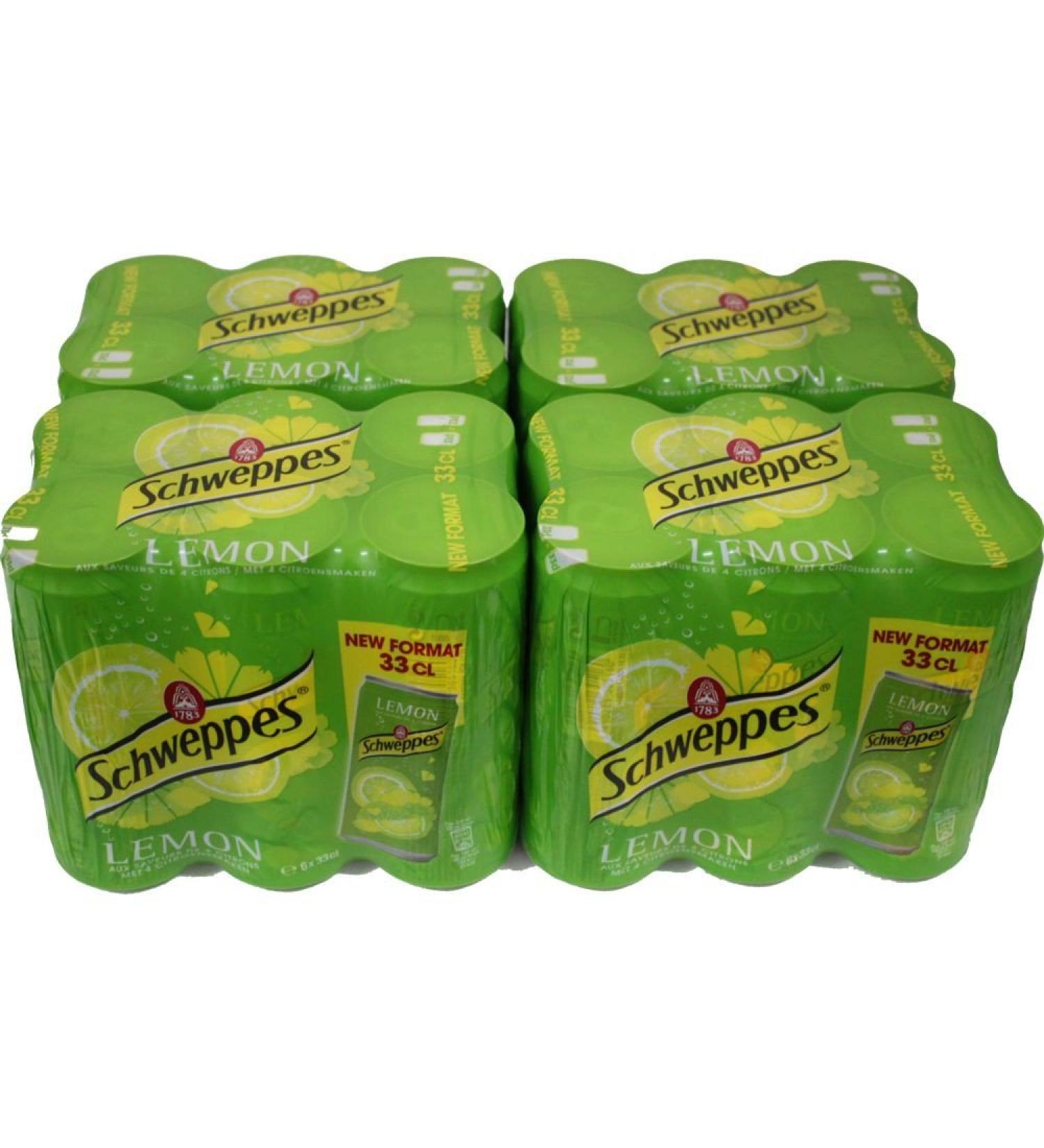 Schweppes Lemon - 24 x 0 33 Litre - Buy Online on GoSupps.com