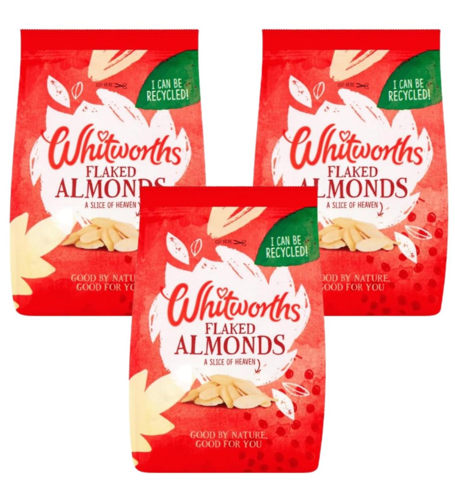 Dried Nuts Bundle with Whitworths Ground Almonds 150g (3 Pack)