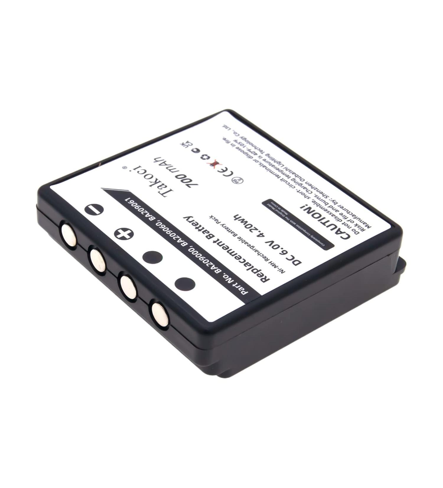 Battery Replacement for HBC Radiomatic FUB9NM Eco Spectrum 1 & 2 Linus 4 & 6 - BA209000 BA209060 BA209061 700mAh - International Shipping Available - Buy Online on GoSupps.com