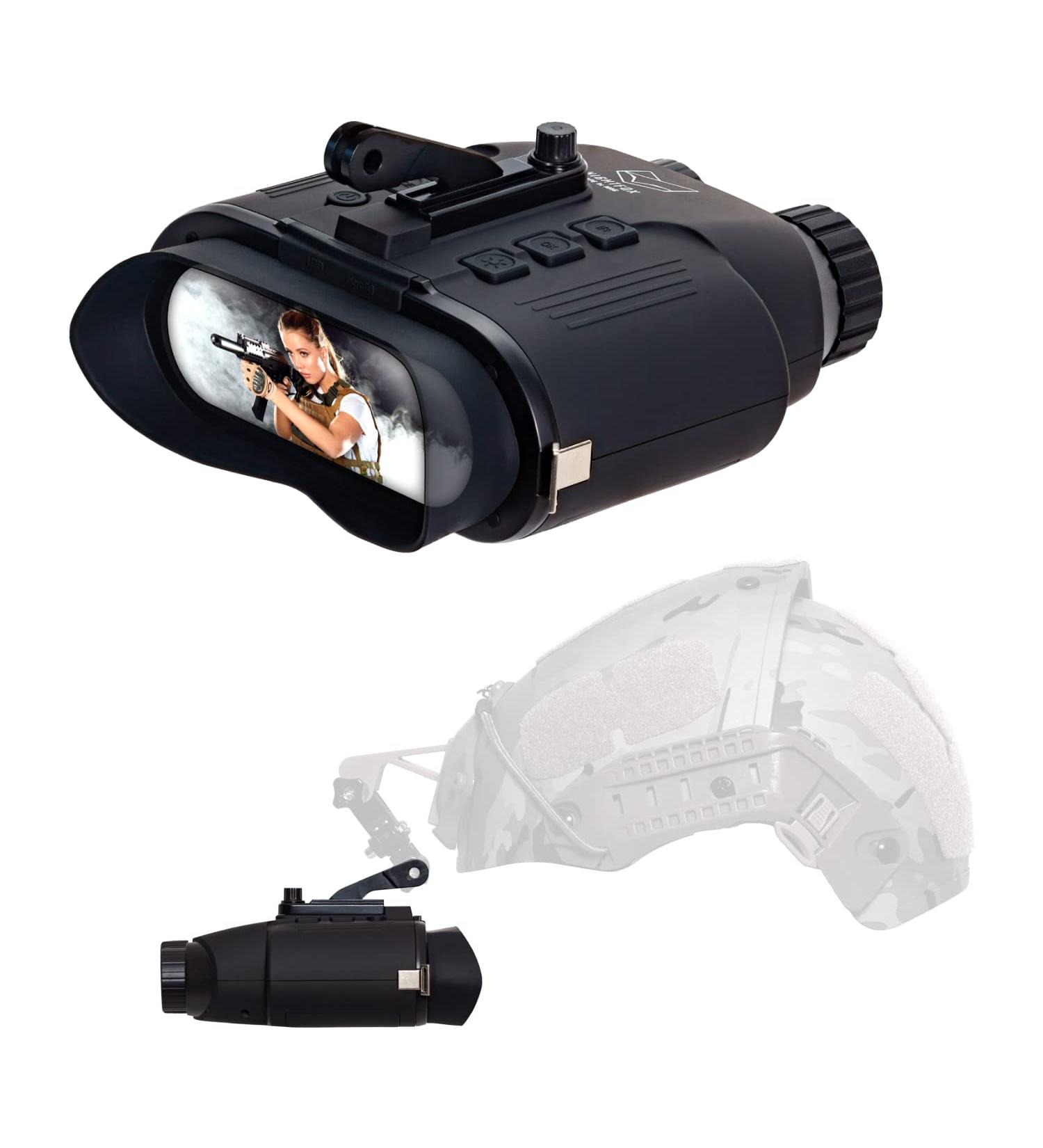 NIGHTFOX Cape Night Vision Goggles | 1x Magnification | Infrared 940nm | Video Recording | 55yd Range | Airsoft Ready - Buy Online on GoSupps.com
