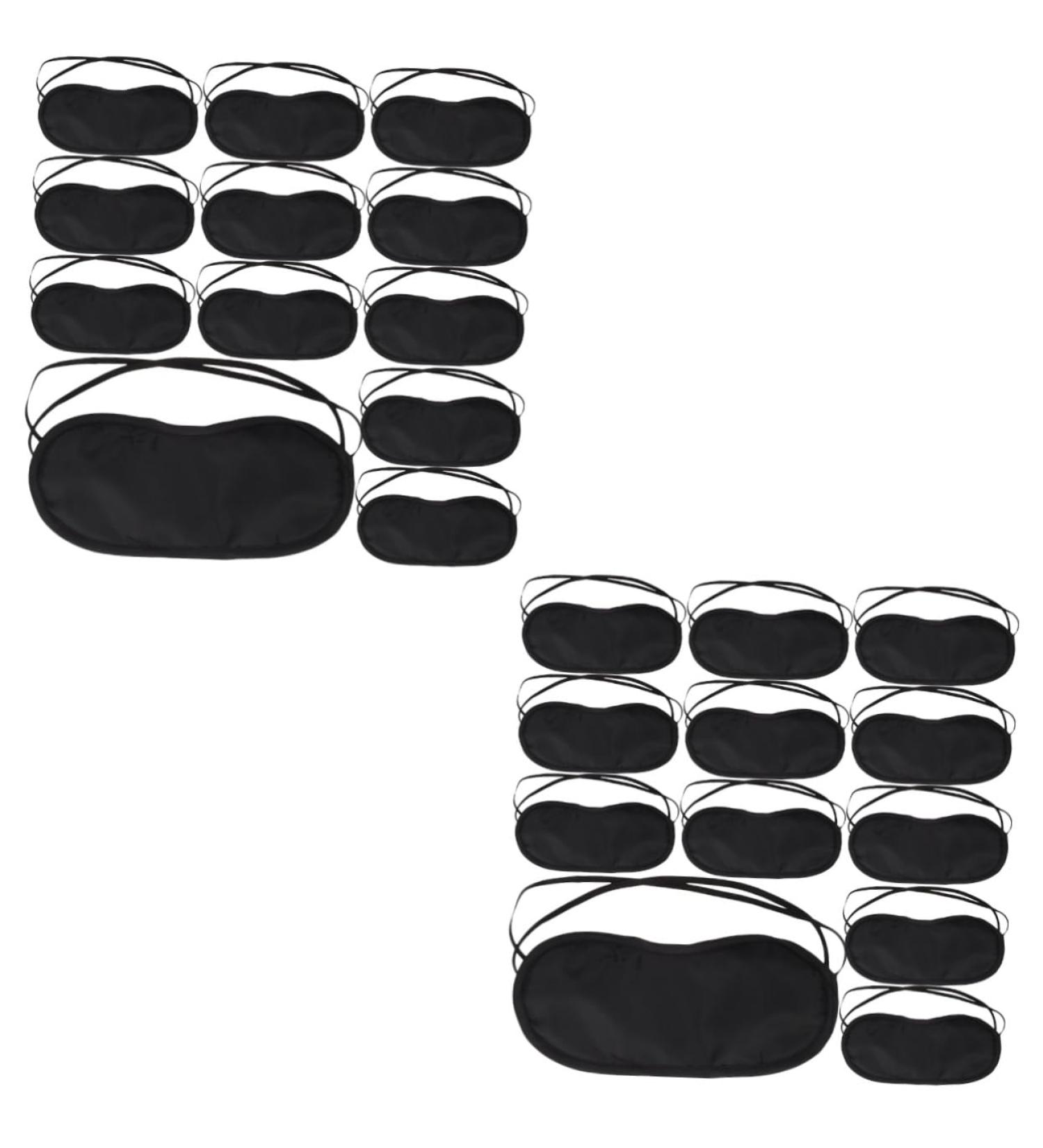 Mobestech 48 Pcs Sleep Masks Set - Silk Sleeping Masks for Men & Women - Comfortable Eye Covers & Blindfolds for Restful Sleep - Buy Online on GoSupps.com