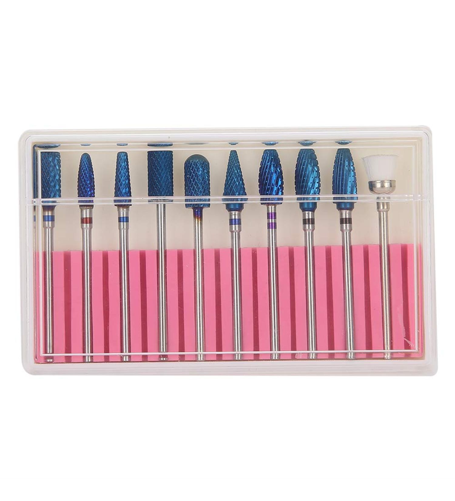 Nail Drill Bits Nail Polisher Accessory Nail Drill Bit Set Nail Art Grinding Drill Bits Nail Grinding Head Acrylic Nail Tools - Buy Online on GoSupps.com