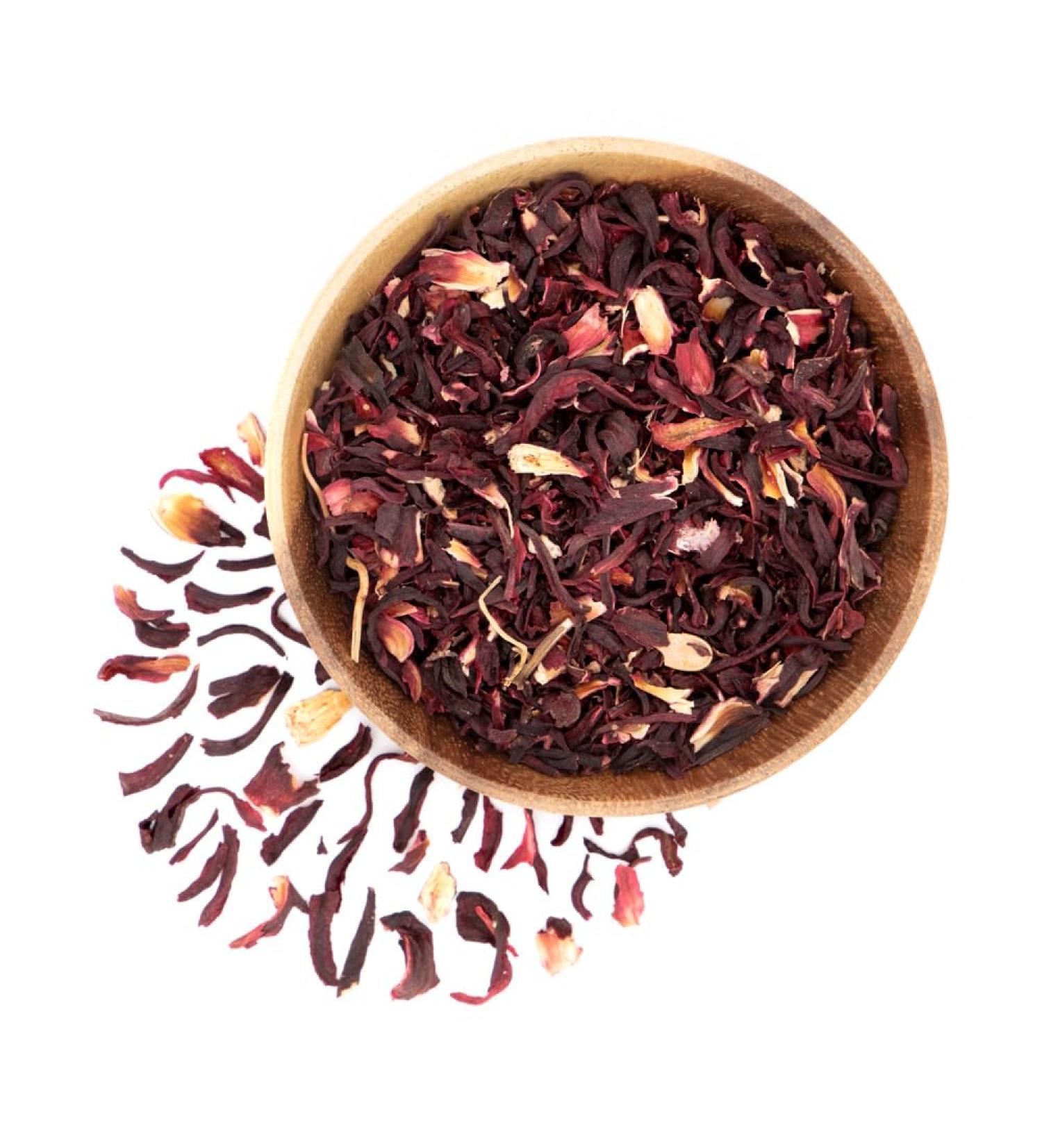  Herbis Natura Herbis Natura Organic Hibiscus Flowers (Hibiscus sabdariffa) flowers 1000 g - Buy Online on GoSupps.com