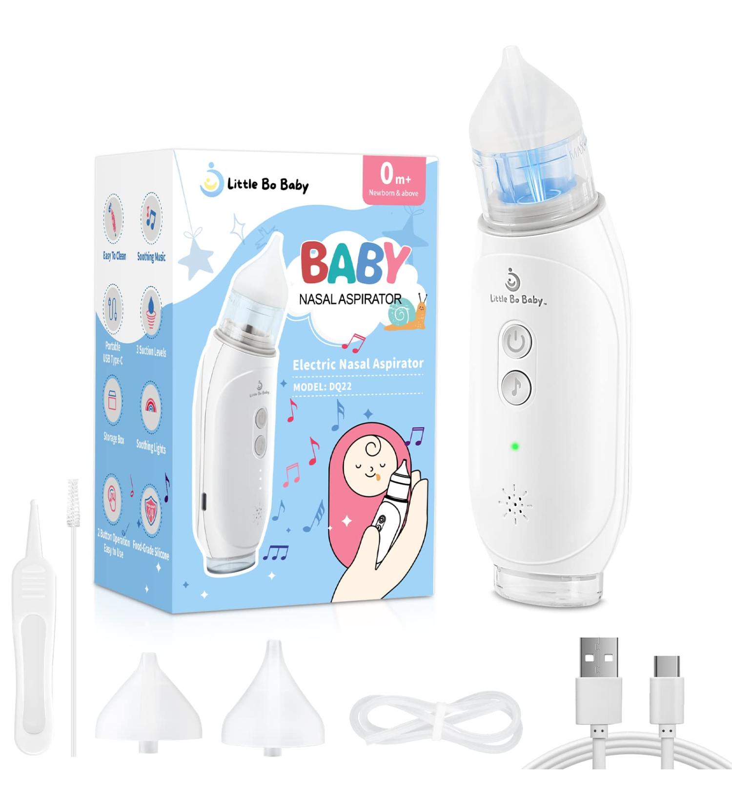 Little Bo Baby Nasal Aspirator - Electric Nose Sucker with Music & Light - Buy Online on GoSupps.com