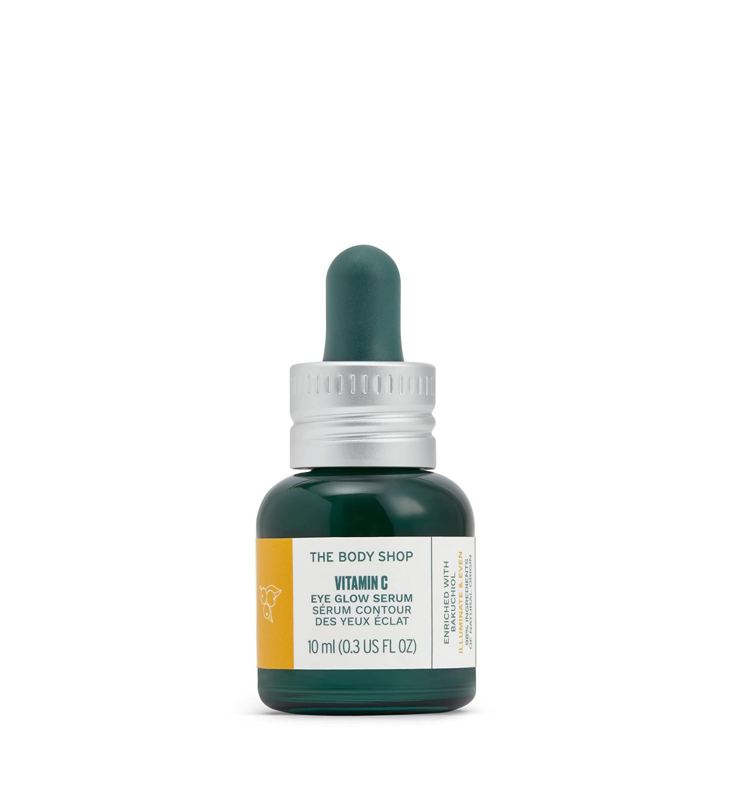 The Body Shop Vitamin C Eye Glow Serum - Illuminating & Brightening Eye Treatment - 0.3 Fl Oz - International Shipping Available - Buy Online on GoSupps.com