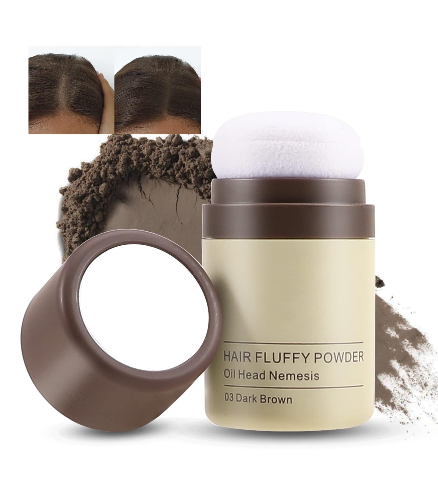Buy Boobeen Hair Powder for Thin Hair - Instant Hair Loss Cover & Root Touch Up - Dark Brown Hairline Powder for Women & Men - Buy Online on GoSupps.com