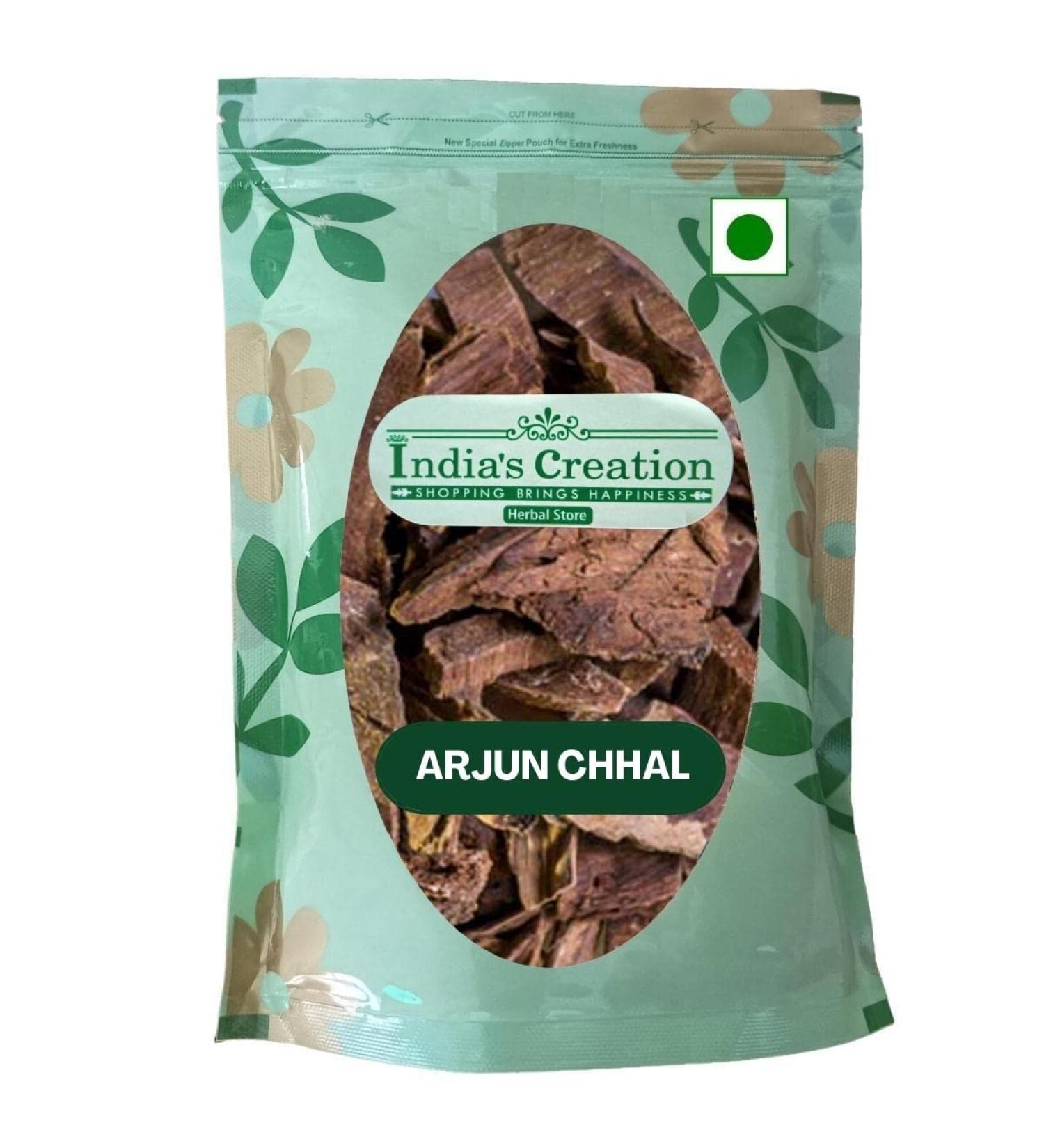 Arjuna Chaal Terminalia Arjuna Raw Herbs 50g - Pure Arjuna Bark Jadi Booti - Buy Online on GoSupps.com