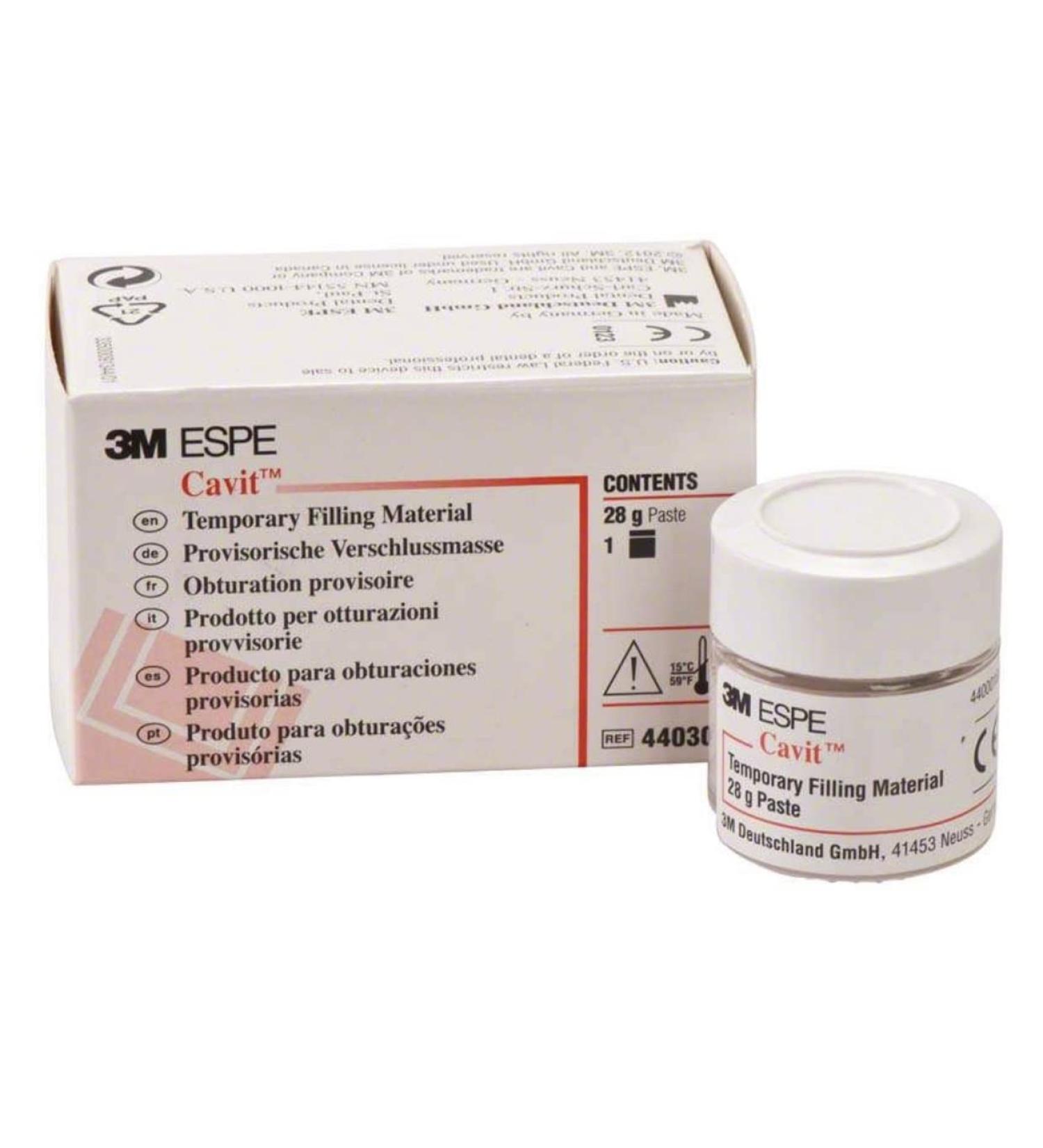 Buy Dental Cavit 28g Red Paste Screw Jar - Tooth Filling Material + Free Mouth Mirror | International Shipping Available - Buy Online on GoSupps.com
