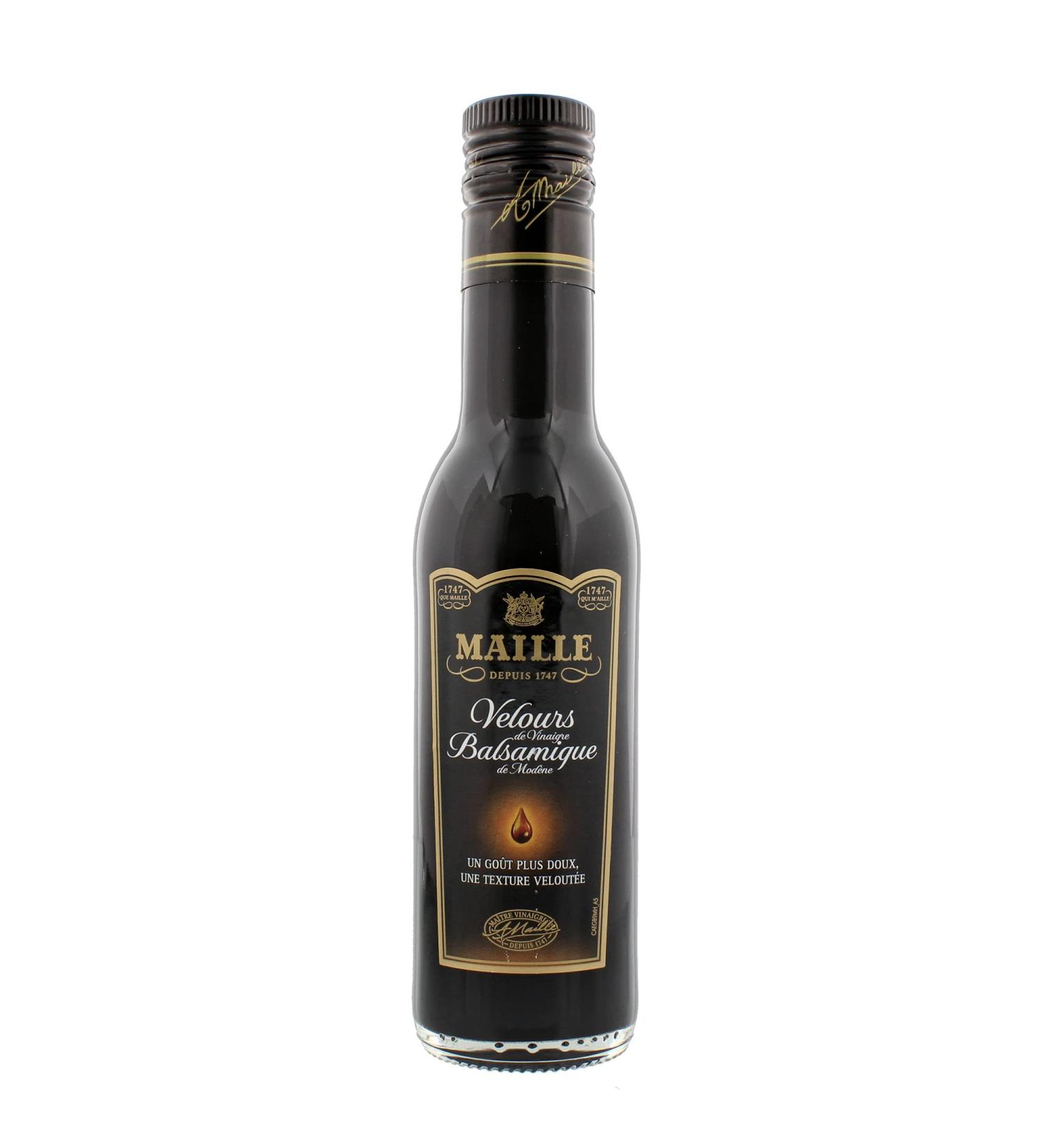 Maille Velvet Balsamic Vinegar 25cl 250ml (Pack of 1) - Buy Online on GoSupps.com
