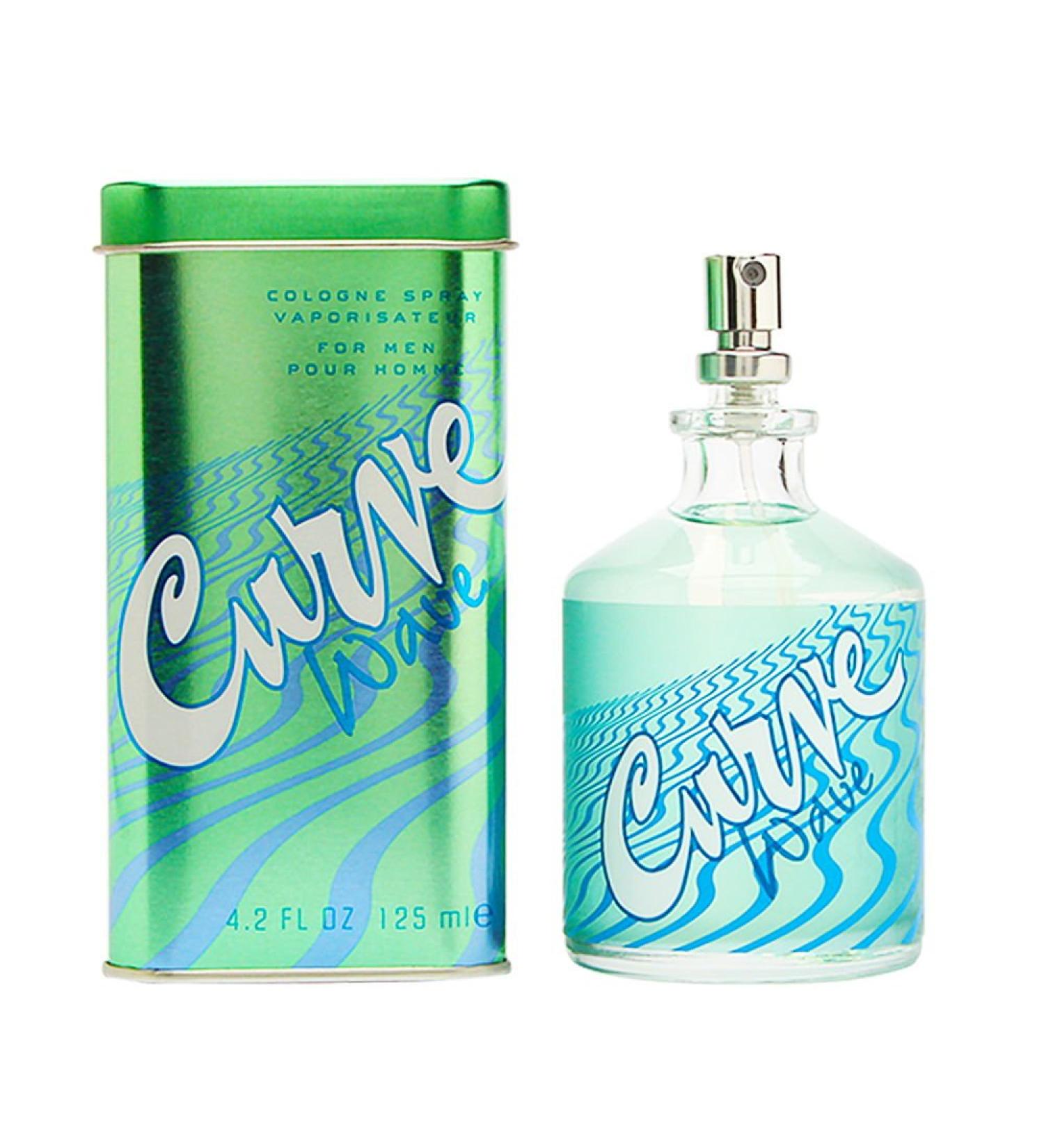 Men's Cologne Fragrance Spray by Curve, Casual Cool Day or Night Scent, Curve Wave, 4.2 Fl Oz