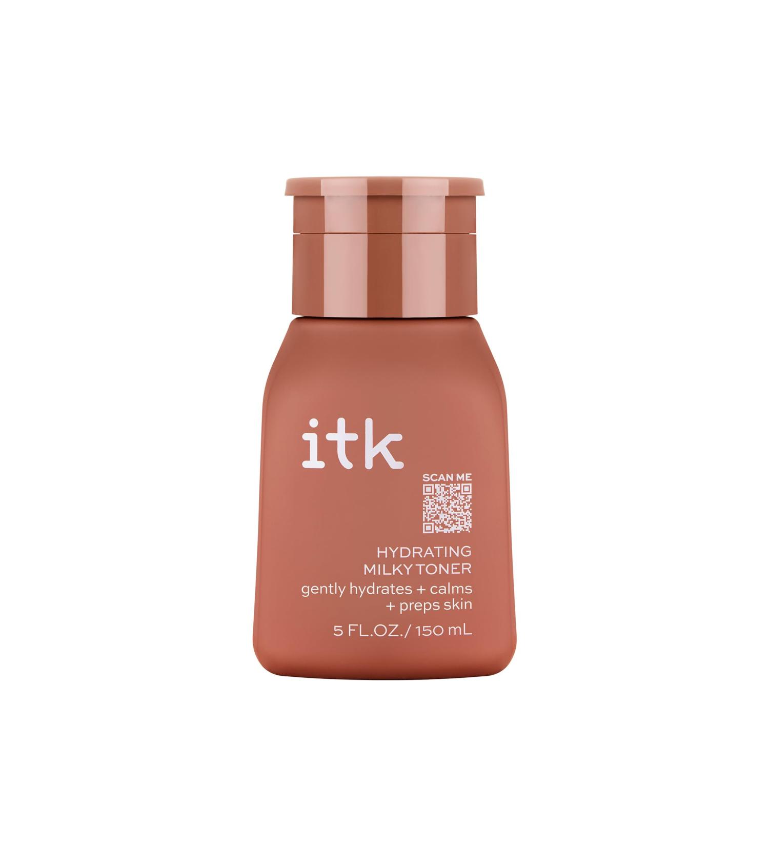 ITK Hydrating Milky Face Toner | Tone & Prep Skin with Hyaluronic Acid & Squalane | Reduce Redness & Hydrate | 5 fl. oz - Shop Internationally - Buy Online on GoSupps.com