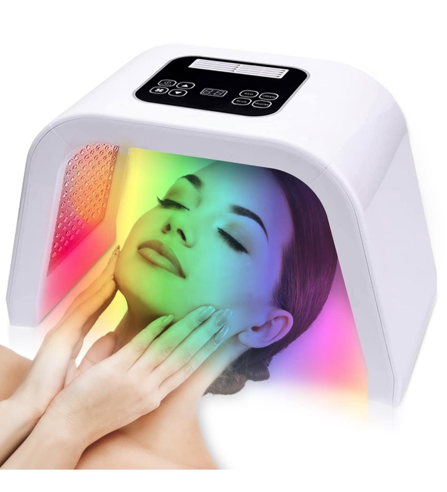 LED Light Beauty Mask - 7 Color Anti-Aging Device for Radiant Skin Dark Spots & Wrinkles | Home Care Solution - Buy Online on GoSupps.com