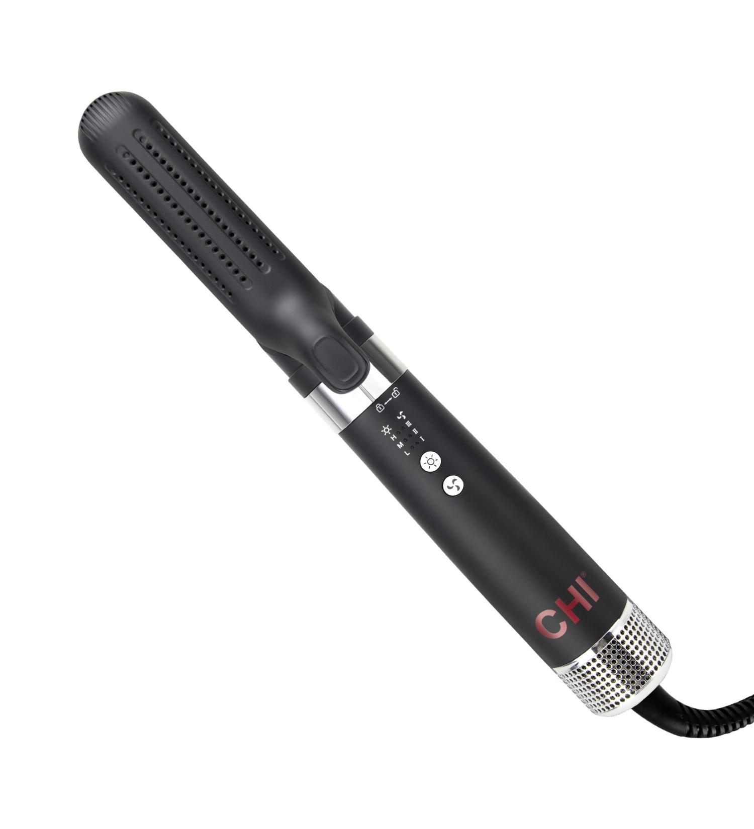 CHI Air Duo Multifunctional Styler - Black | Hot Smoothing Dryer Brush Hairstyling Iron & Curling Wand - International Shipping Available - Buy Online on GoSupps.com