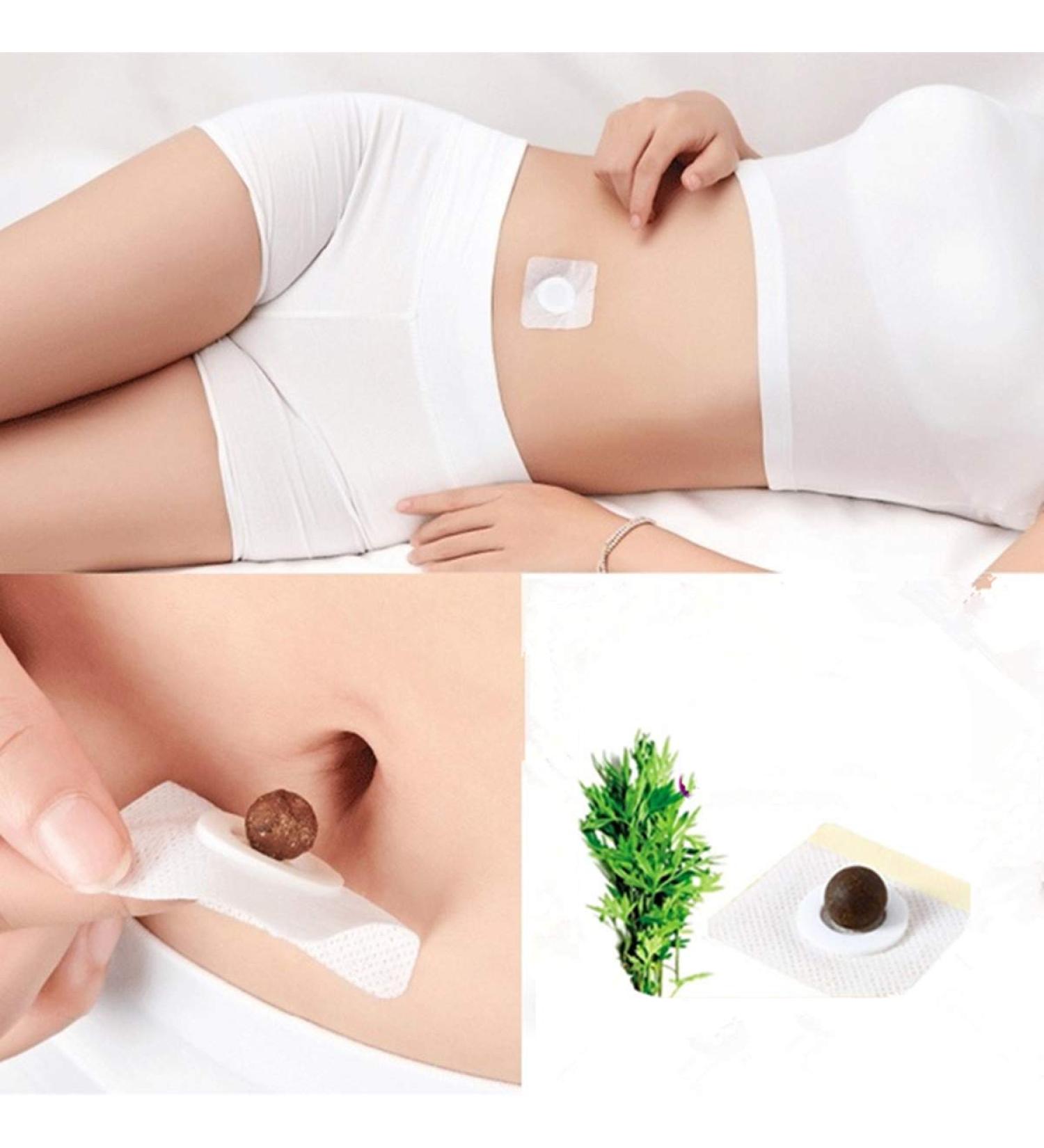 Mugwort Belly Patch Perfect Effective Ancient Remedy Healthy Belly Herbal Waist Pellet Moxibustion Patch For Men and Women - Buy Online on GoSupps.com