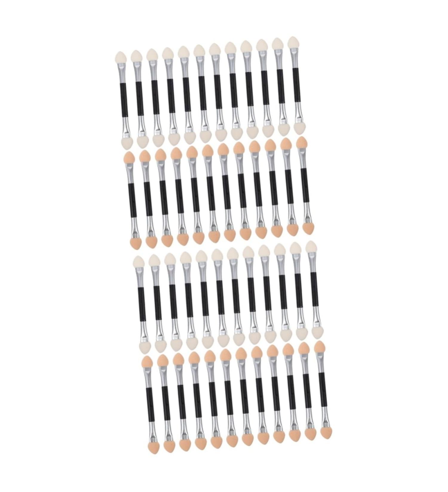 FRCOLOR 48 Pcs Latex Eye Shadow Stick Eyeshadow Brush Comestic Applicator Women Makeup Brush Double Sided 7.5x1x0.5cmx2pcs Beige Khaki X2pcs - Buy Online on GoSupps.com
