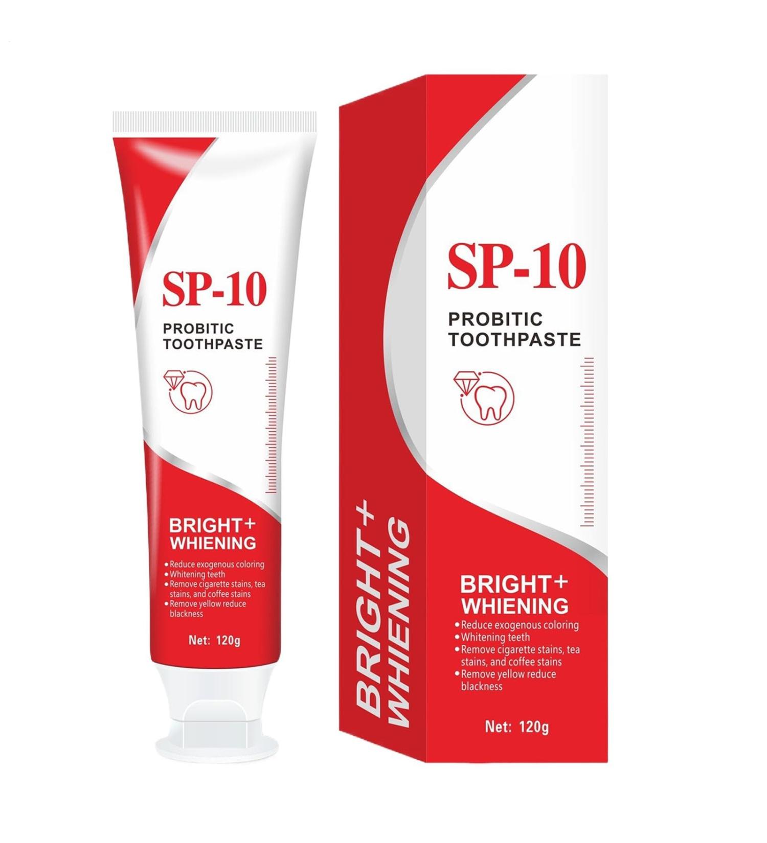  Ziennhu Probiotic Toothpaste | 120g Probiotic Teeth Whitening Toothpaste for Breathing | Gentle Natural Cleaning Products for Daily Care - Buy Online on GoSupps.com