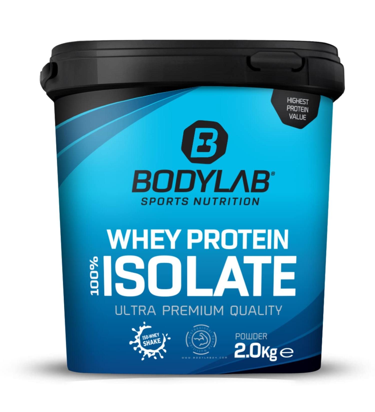 Whey Protein Isolate Pistachio 2kg Bodylab24 Whey Isolate Protein Powder Can Promote Muscle Building Aspartame Free - Buy Online on GoSupps.com