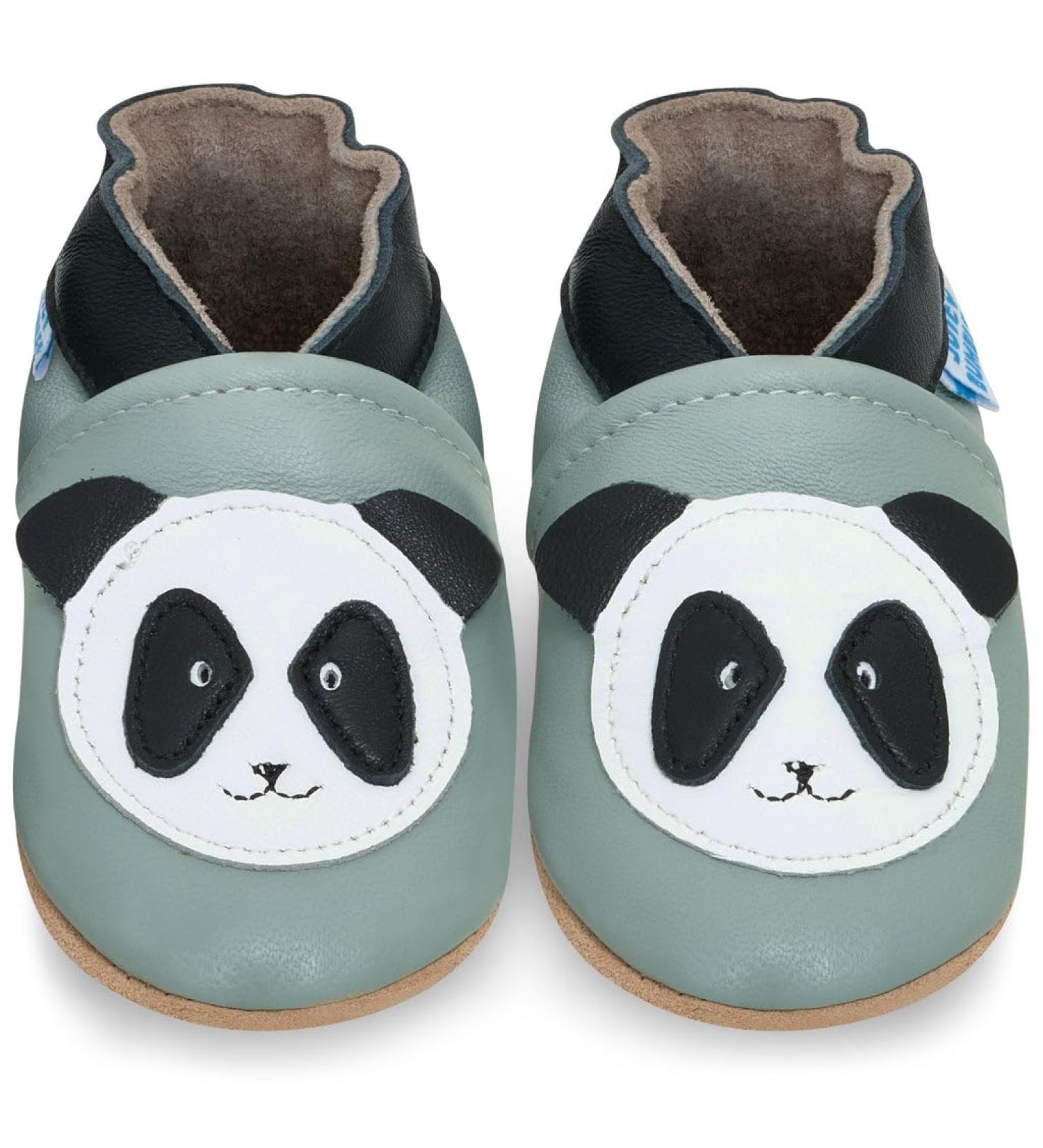 Soft Sole Leather Baby Walking Shoes 18-24 Months - Panda Design for Boys and Girls - Buy Online on GoSupps.com