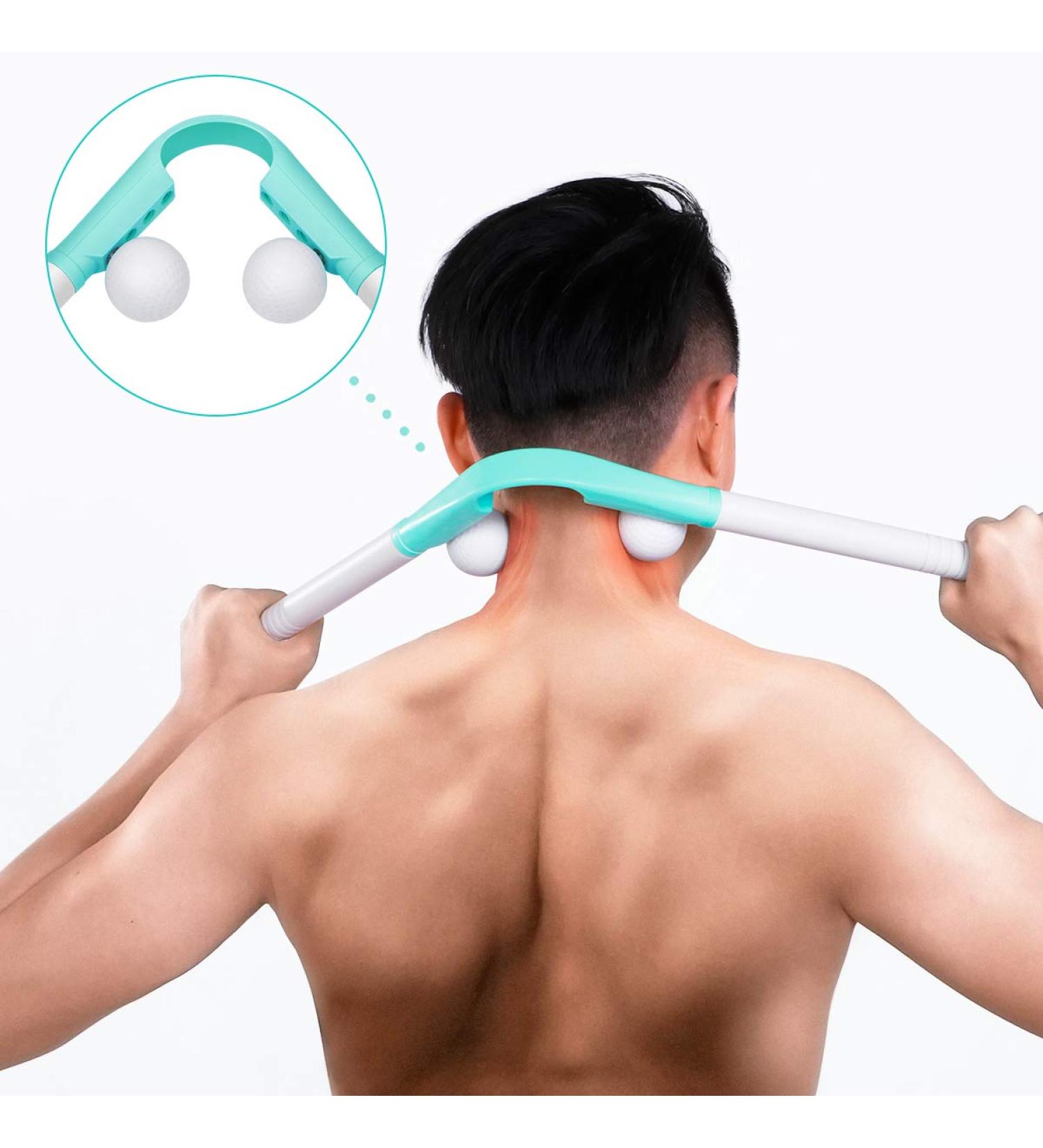 Neck Massager Manual | Trigger Point Neck & Shoulder Massage Stick | Perfect for Home & Office Use - Buy Online on GoSupps.com