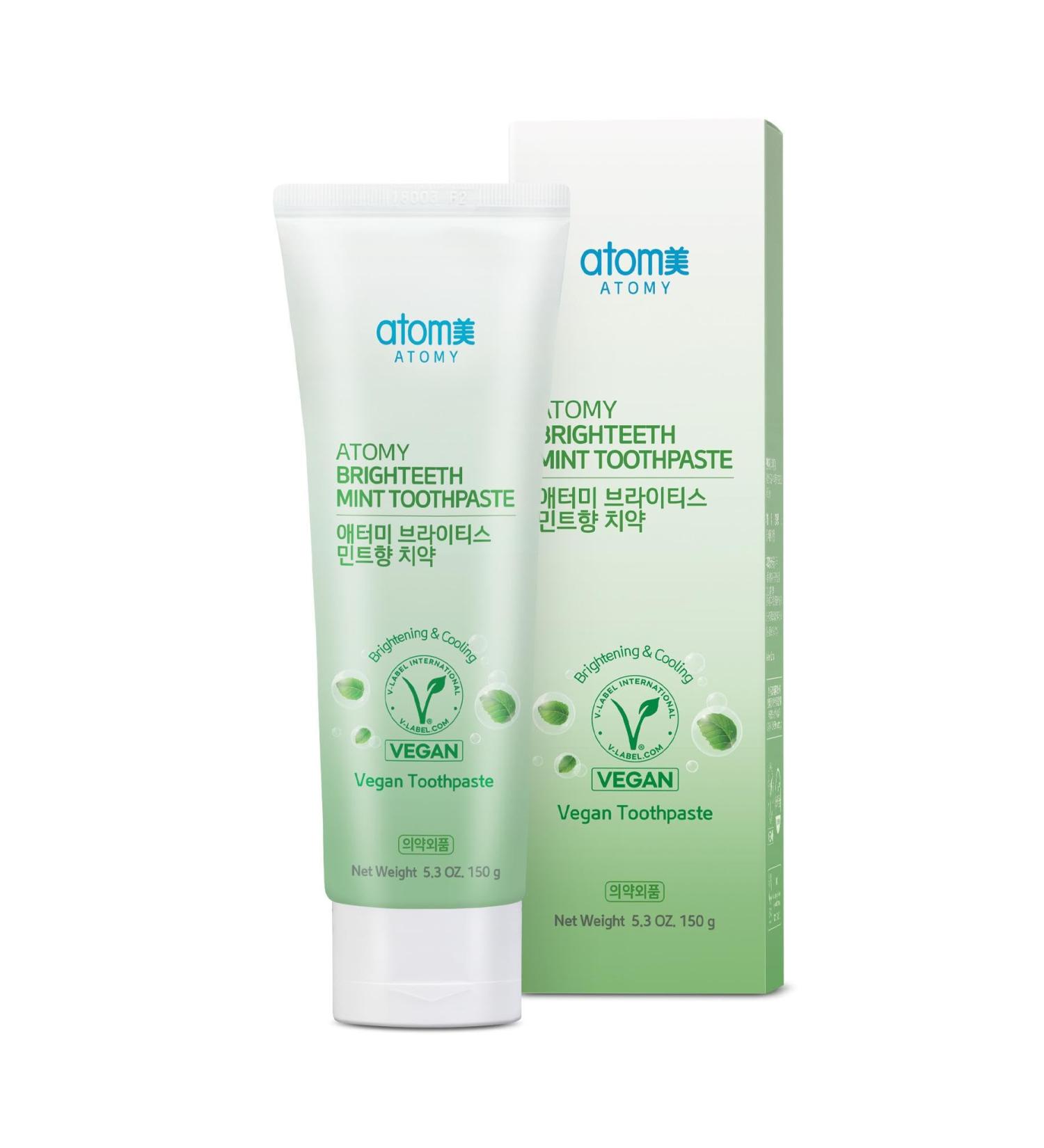 Atomy brighteeth Mint Toothpaste 5.3 oz *3ea | Vegan Toothpaste