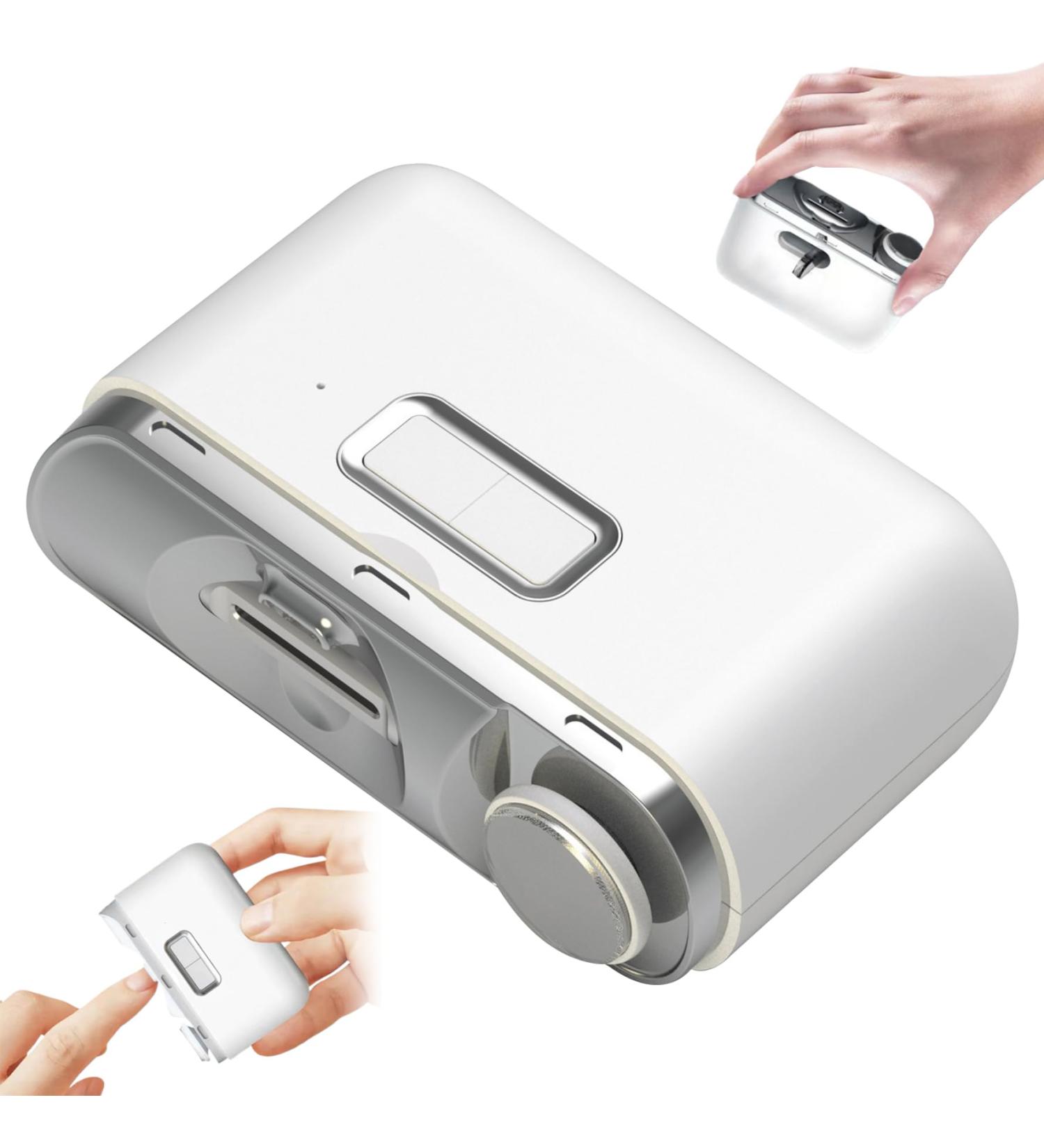 KDAMGOQE Electric Nail Clipper 2 In-1 Automatic Nail Clipper Rechargeable Safety Nail Clipper Nail Scraps Storage electric nail clippers for adults - Buy Online on GoSupps.com