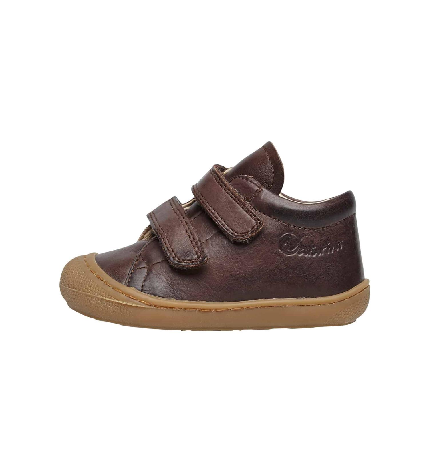 Naturino Cocoon VL Leather First-Steps Shoes - 4.5 UK Brown - Buy Online on GoSupps.com