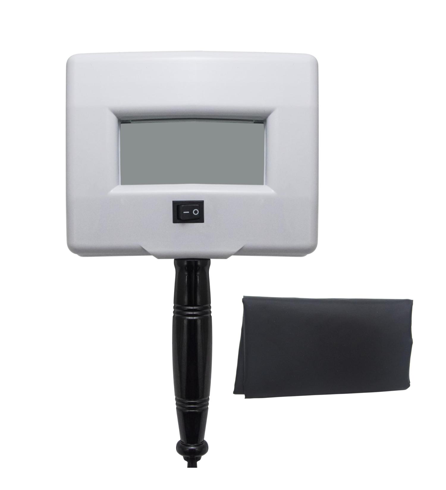 Elitzia Portable Beauty Salon Wood Lamp - USA Stock Facial Skin Care Analyzer | 3X Magnifying Lamp with Plastic Slide Cover ETSP023 for Flawless Skin Care - Buy Online on GoSupps.com
