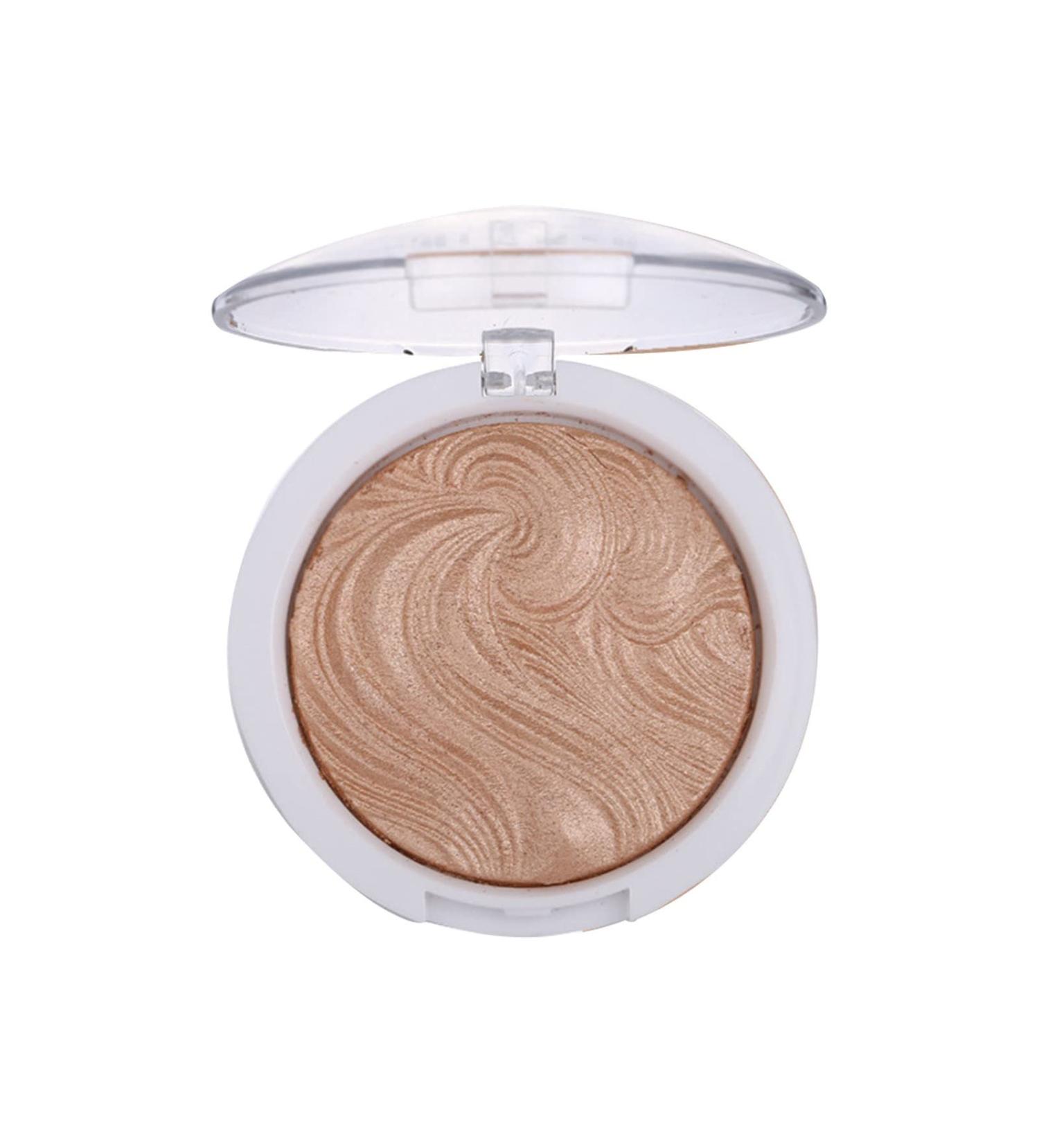 Bronzante Scintillante Surligneur maquillage longue dur e visage surligneur poudre surligneur costume tous les tons de peau arc-en- Correcteur Vert Maquillage (J One Size)