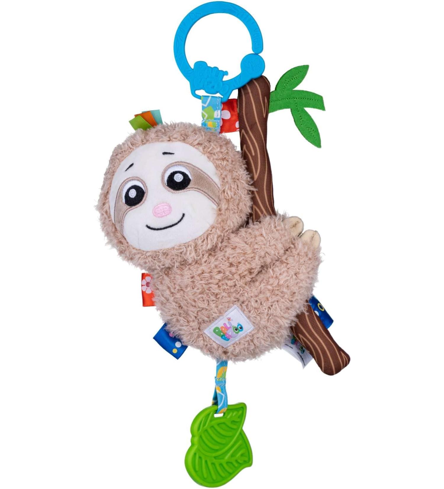 Buy Dumel Plush Sloth Alek Pendant with Bell & Teething Ring - Perfect for Babies | Fast International Shipping - Buy Online on GoSupps.com