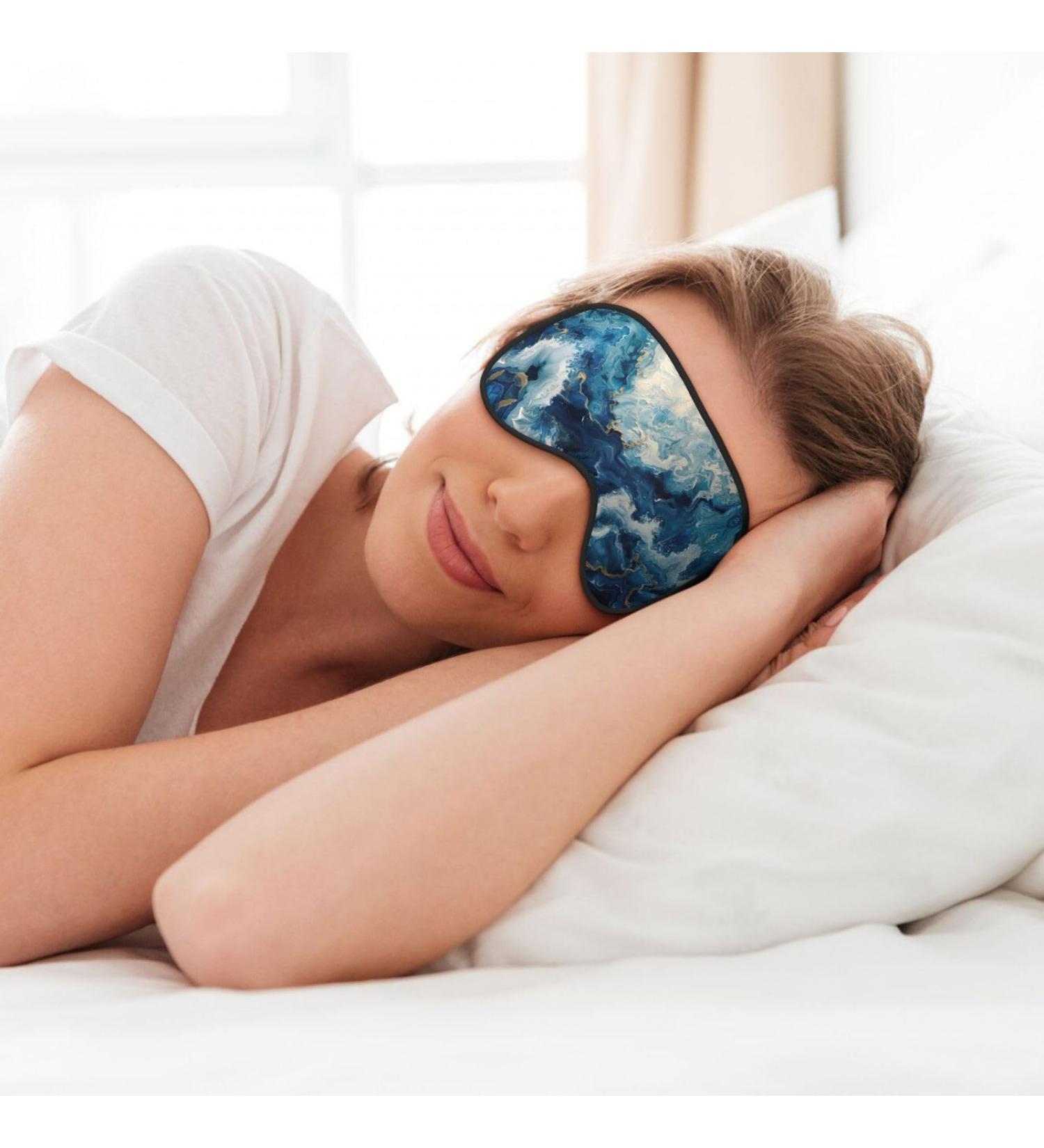 Within The Tides Print Soft Eye Mask | Sleep Mask for Men & Women | Comfortable Travel Sleep Eye Mask - Buy Online on GoSupps.com
