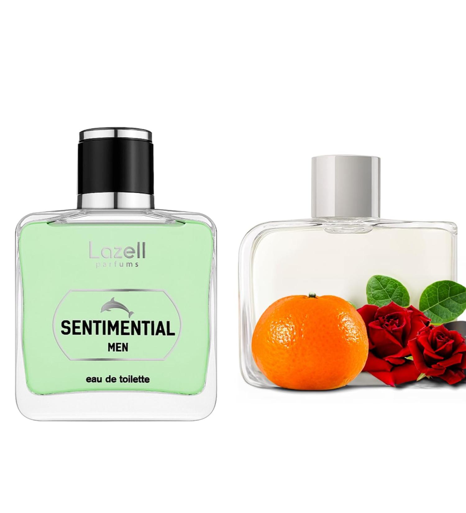 Lazell Sentimential for Men Perfume | Impression by Lac. Essential | Eau De Toilette 3.4 Fl Oz | Citrus Woody Pepper Fragrance | European oncentrated Scent Lasts 6-9 Hours - Buy Online on GoSupps.com