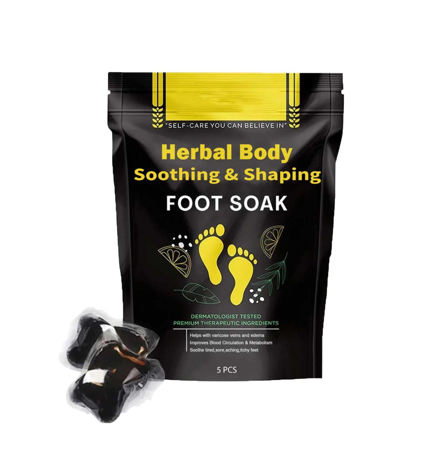 Fulvic Soak Detox Parasite Bath Fulvic Soak Herbal Detox&Shaping Cleansing Foot Soak Beads Fulvic Foot Soak Body Detox Foot Soak Beads For Relax Your Body (5PCS) - Buy Online on GoSupps.com