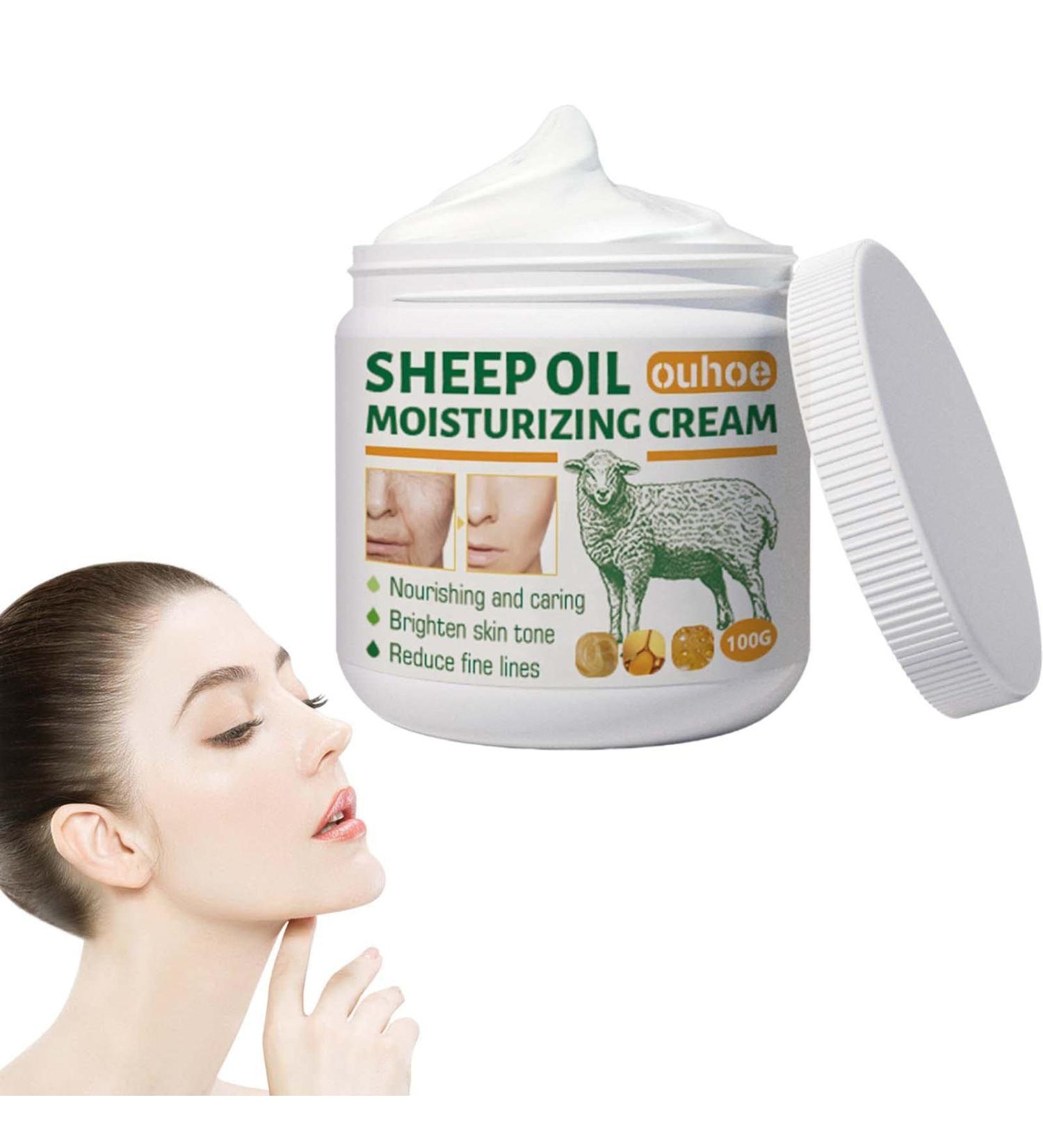 FASSME Facial Moisturizer Sheep Oil Face Creams NonGreasy Locks Moisture Firms Your Skin Body Care - Buy Online on GoSupps.com