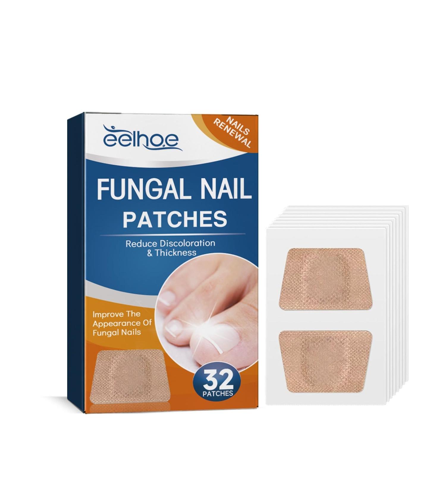 32 Pieces Toe Nail Repair Patch Soft Nail Inlay Gray Nail Care Toe Nail Thickening Clear Nail Groove Repair Patch - Buy Online on GoSupps.com