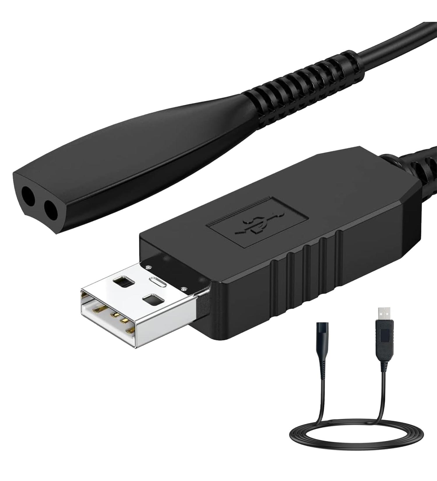 USB Charging Cable for Braun S3/S5/S7/S9 Electric Shaver & Beard Trimmer - FEXPDL Charger Cord - Buy Online on GoSupps.com