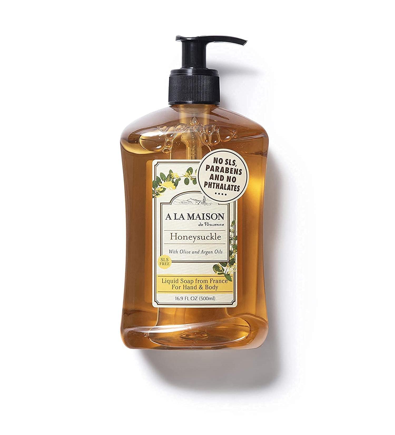 A La Maison French Honeysuckle Liquid Soap 16.9 oz - Buy Online on GoSupps.com