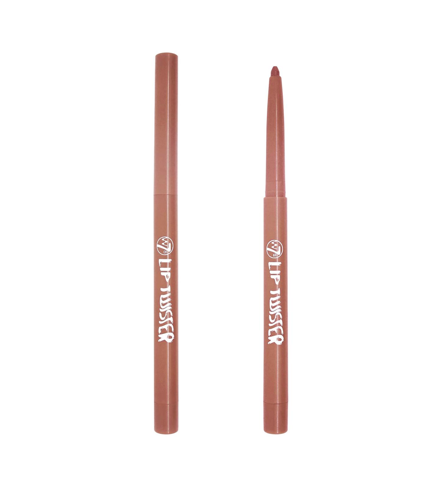 W7 Lip Twister Lip Liner - Pigmented Duo-Ended Nude Lip Makeup with Sharpener | Professional Shaping & Defining | Cruelty-Free for Women - Buy Online on GoSupps.com