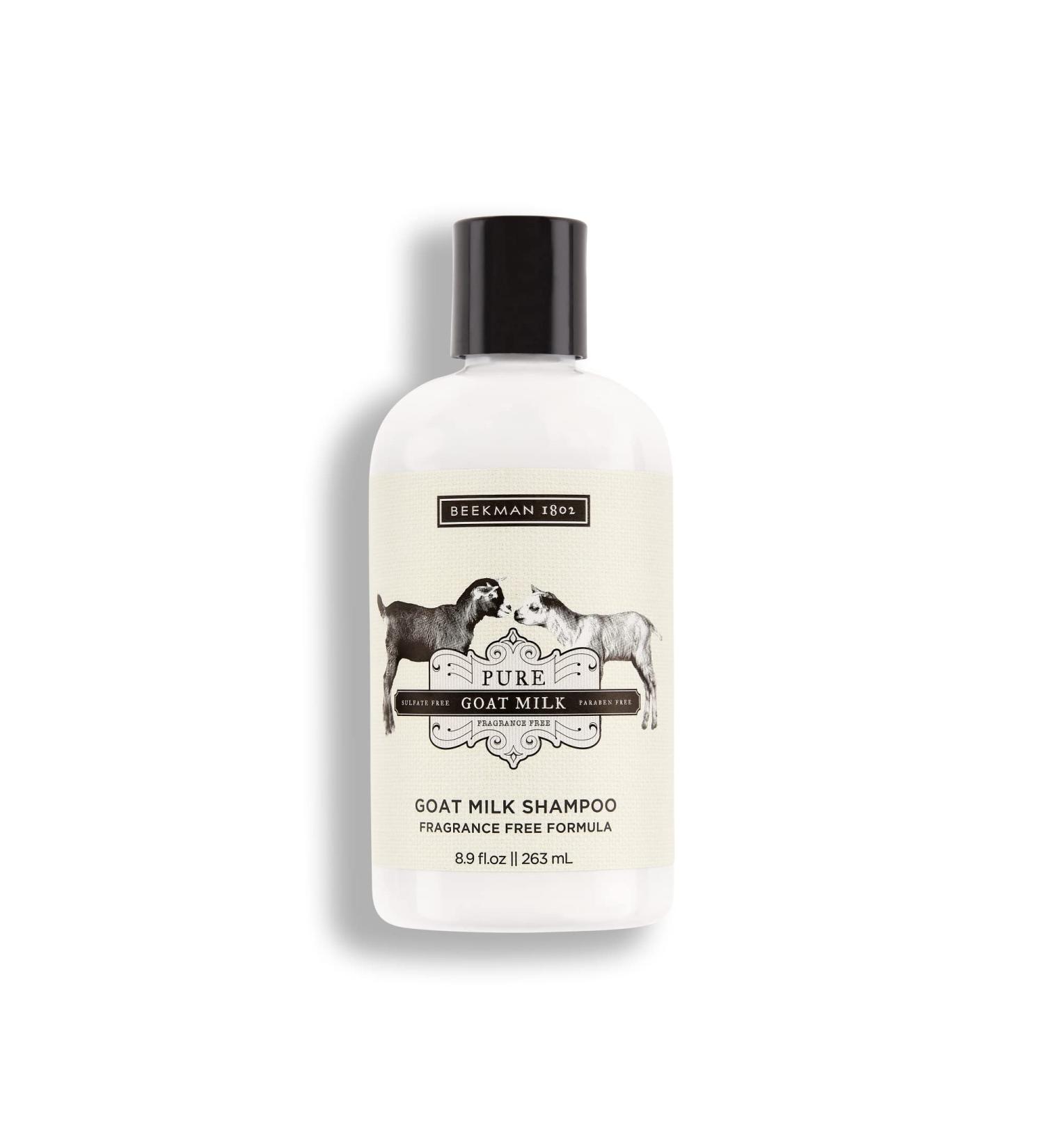Beekman 1802 Goat Milk Shampoo 8.9 oz - Nourishes & Revitalizes Dry Hair - Color Safe - Cruelty Free - Fragrance Free - Buy Online on GoSupps.com