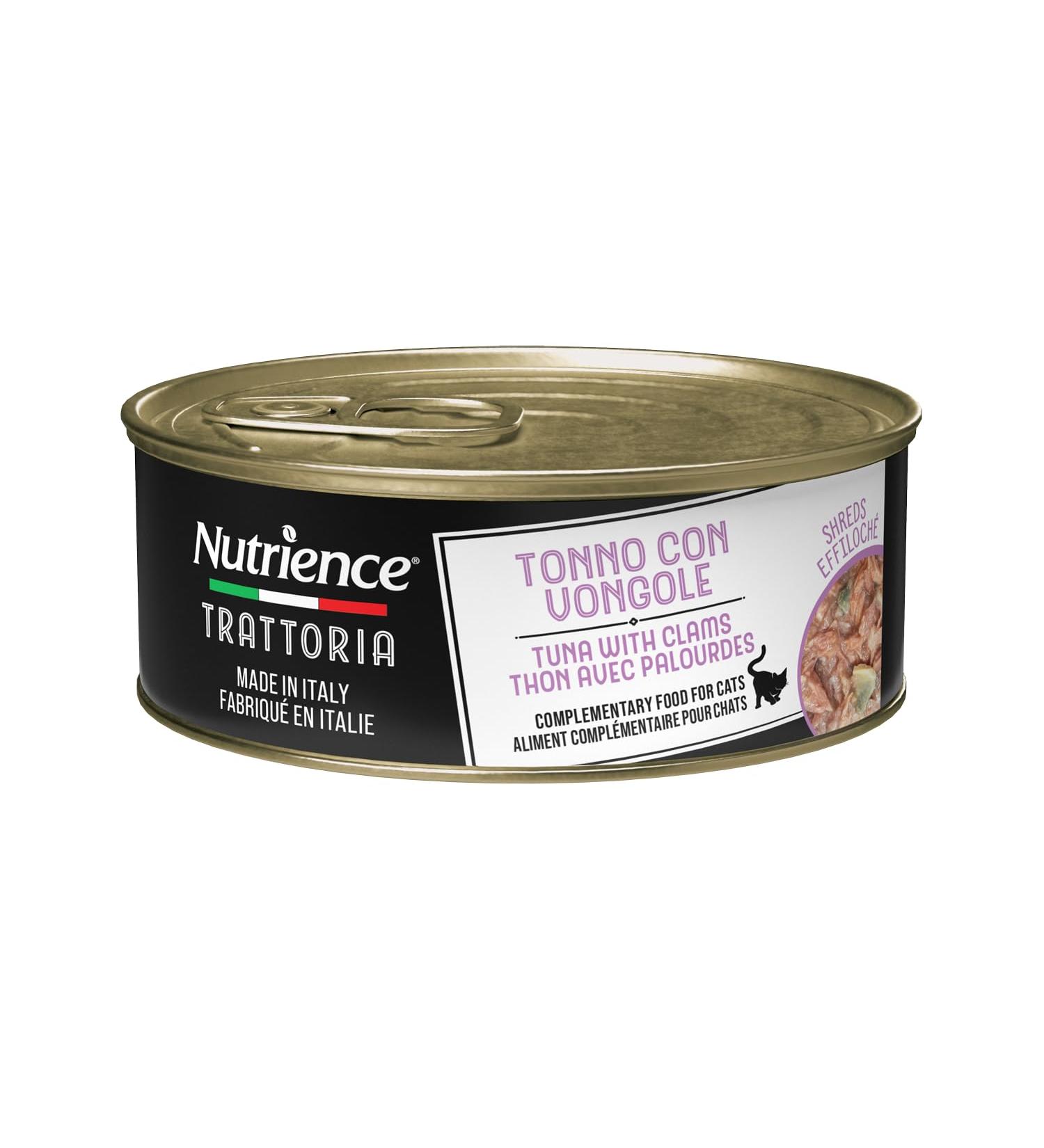 Nutrience Trattoria Tuna with Clam Shreds Cat Food 70g - Buy Online on GoSupps.com