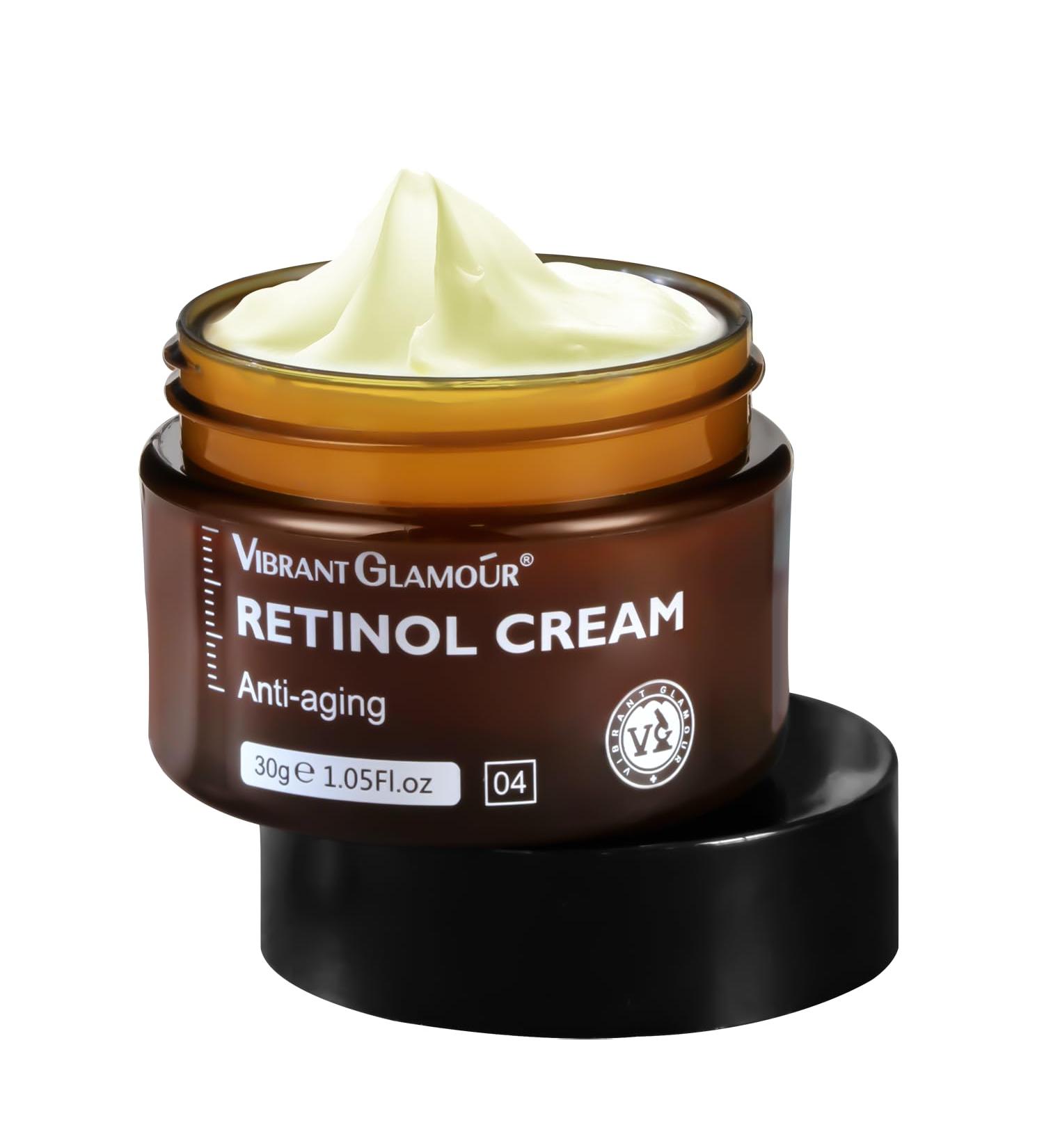 2.5% Retinol Cream for Face - Anti-Aging Moisturizer with Hyaluronic Acid & Vitamin E | Reduce Wrinkles & Fine Lines - 1.05 fl. oz - Buy Online on GoSupps.com